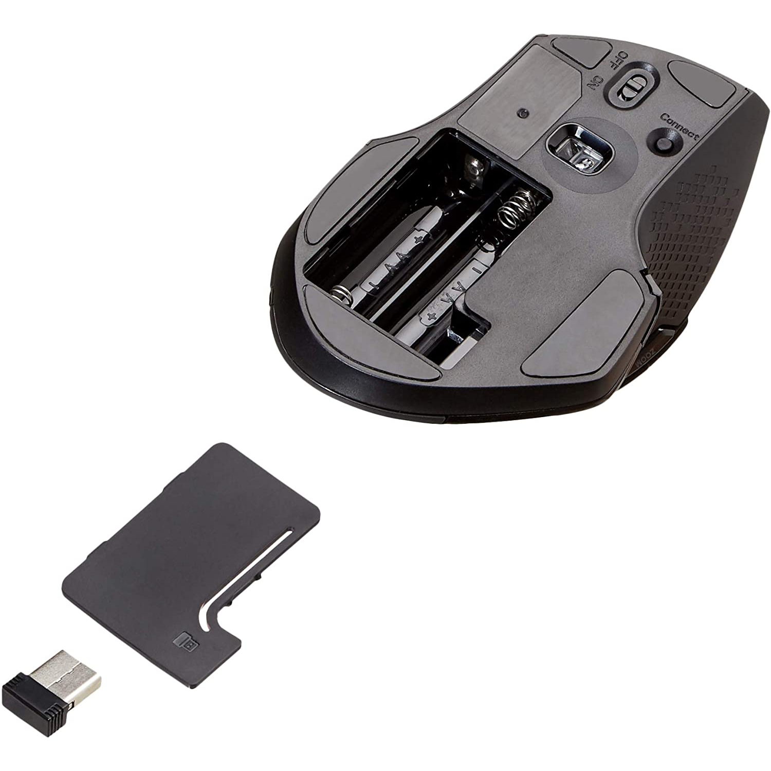 Full-Size Ergonomic Wireless PC Mouse with Fast Scrolling