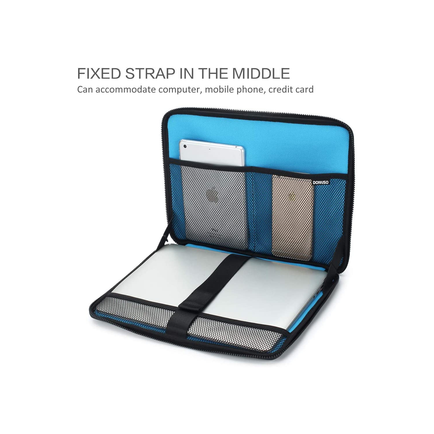 13.3 Inch Shockproof Waterproof Laptop Sleeve with Handle Lightweight Soft EVA Tablet Case for 13-13.3 Inch