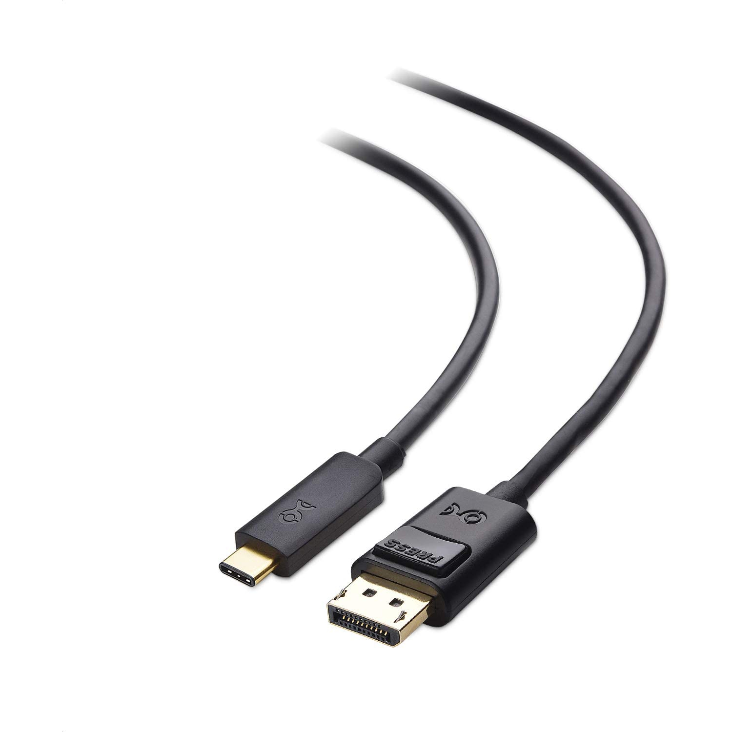 USB C to DisplayPort Cable Supporting 8K 60Hz Black 6