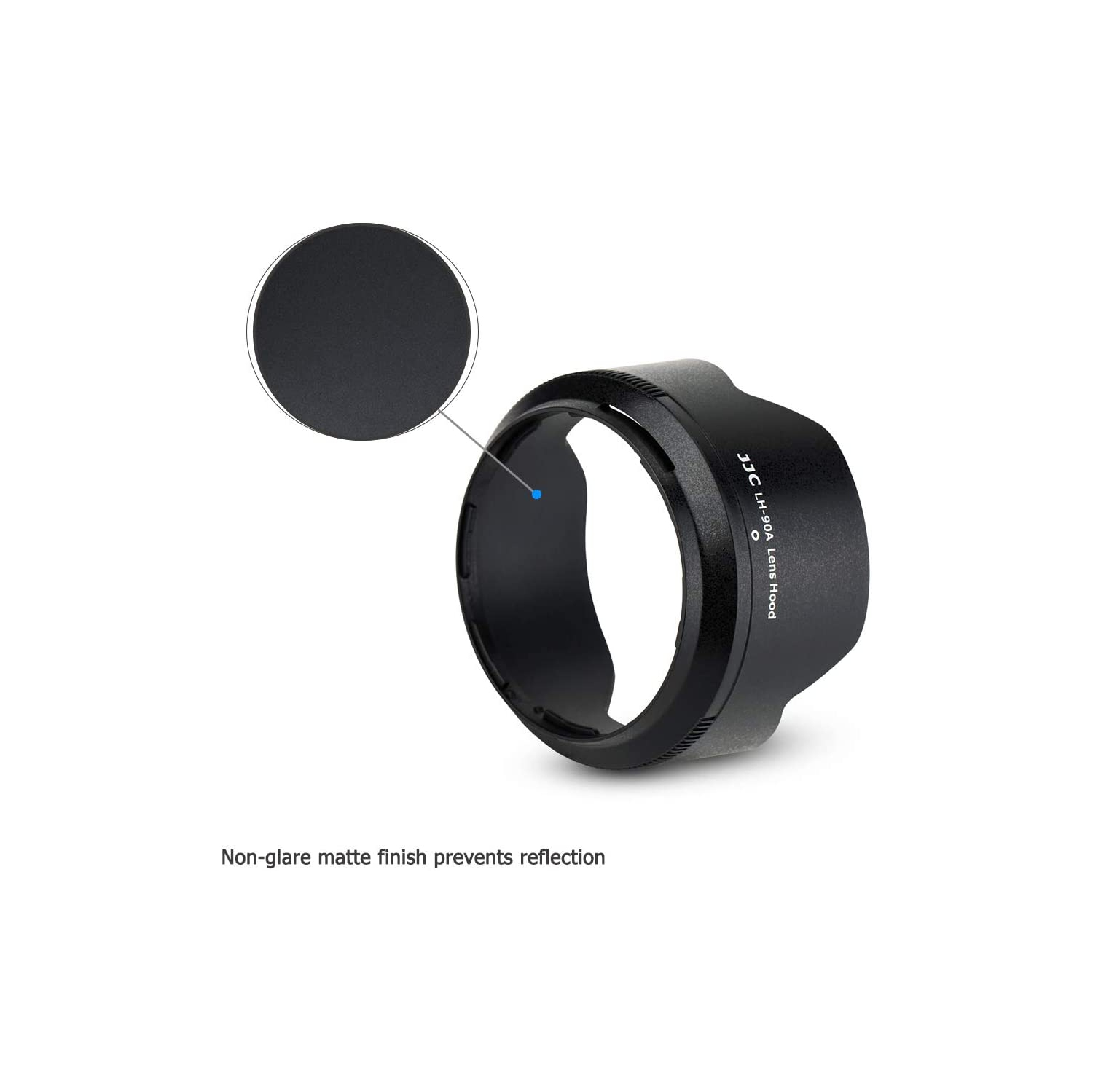 Pare-soleil d'objectif réversible pour objectif VR NIKKOR Z DX 50 mm f/4.5-6.3 de Nikon sur le modèle Z50 de Nikon remplace le parasoleil HB-90A de