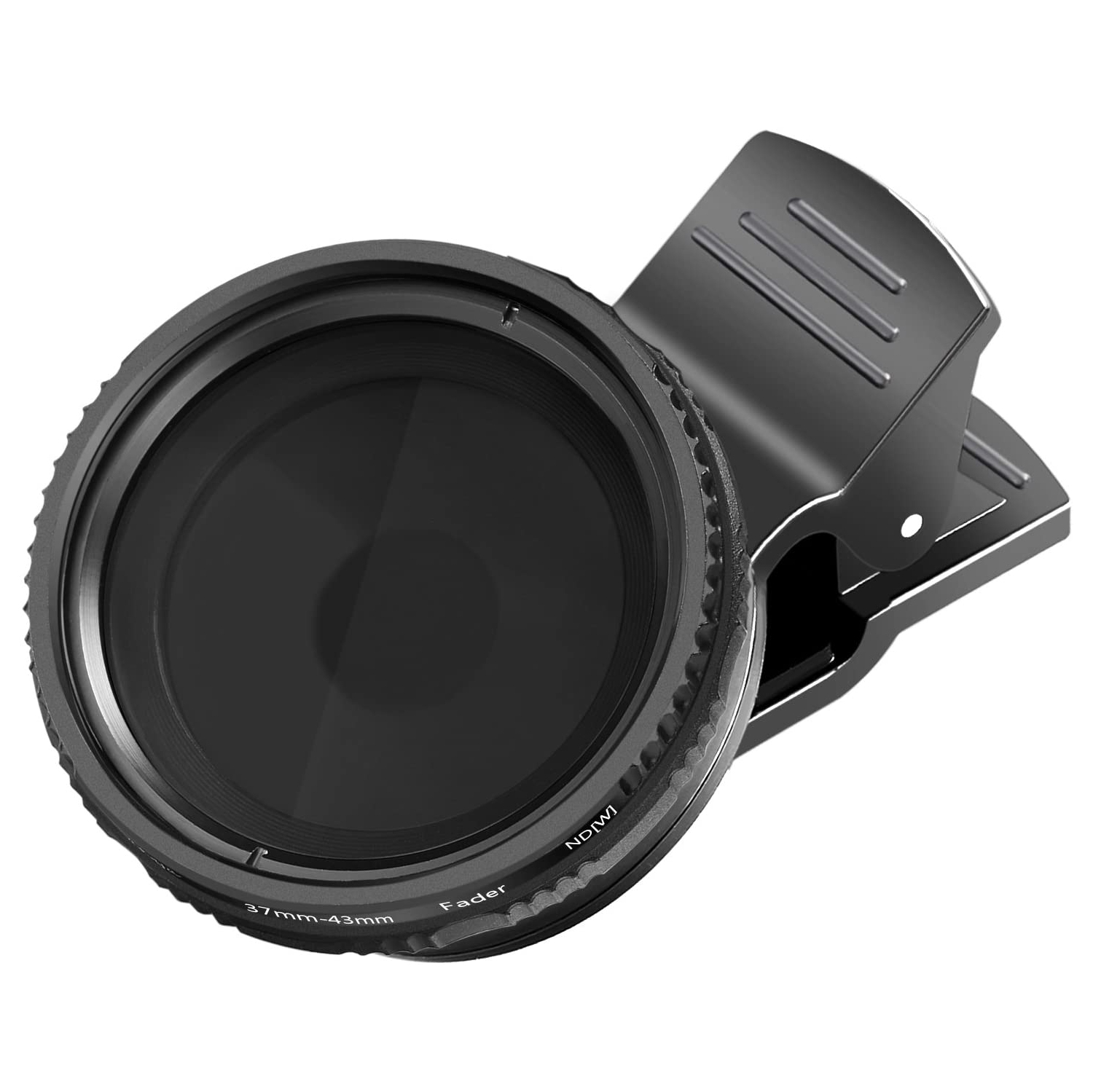 37mm Clip-on ND 2-400 Cellphone Ca Lens Filter Kit: Adjustable Density Filter with Phone Clip