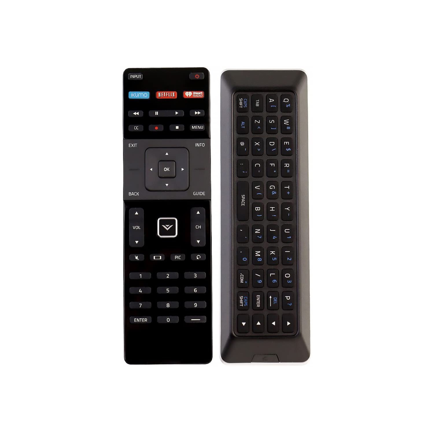 New XRT500 LED HDTV Remote Control with QWERTY keyboard for Vizio TV M43-C1 M49-C1 M50-C1 M55-C2 M60-C3 M65-C1 M70-C3