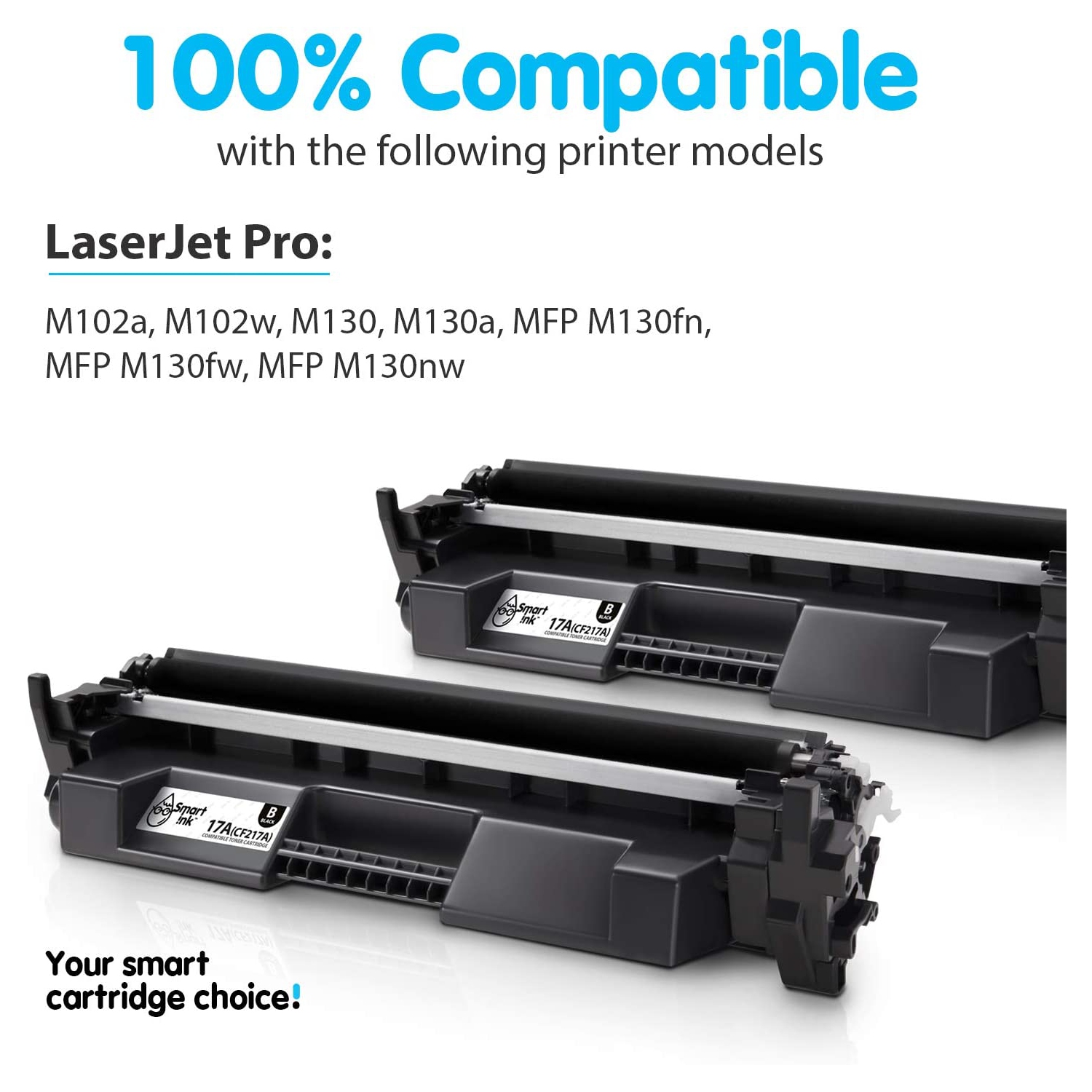 Smart Ink Compatible Toner Cartridge Replacement for HP 17A CF217A to use with LaserJet Pro M102a M102w