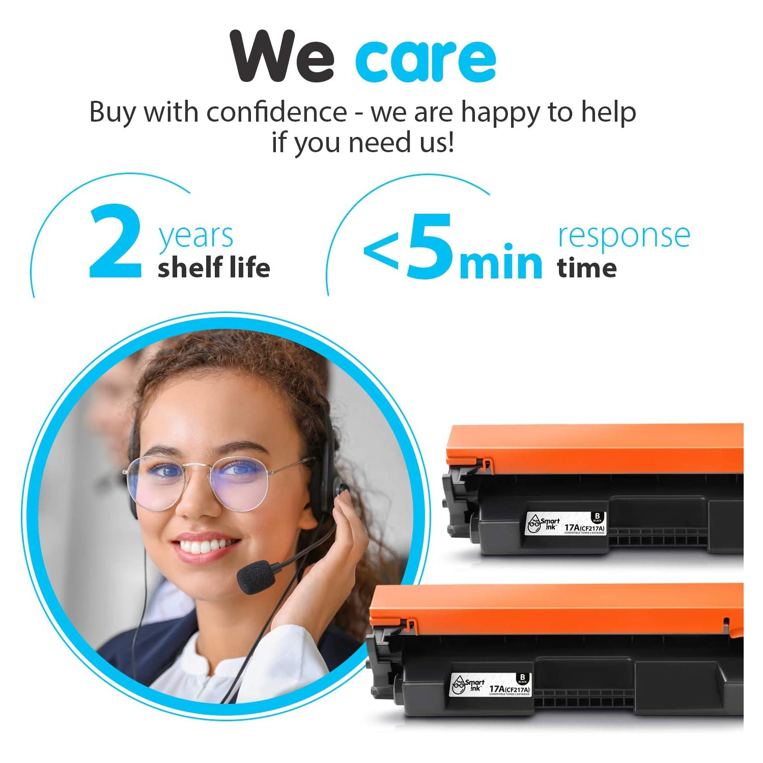 Smart Ink Compatible Toner Cartridge Replacement for HP 17A CF217A to use with LaserJet Pro M102a M102w