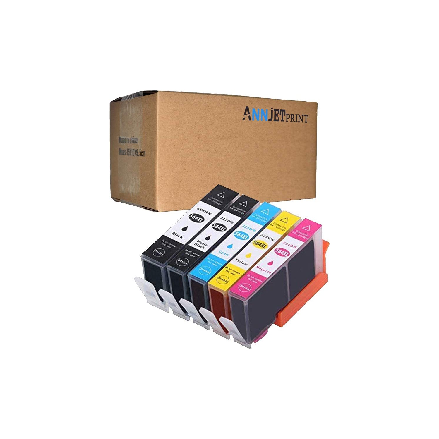 Compatible Ink Cartridge Replacement for HP 564XL 564 for HP Photosmart 5520 6520 7520 5510 6510 7510 7525 B8550