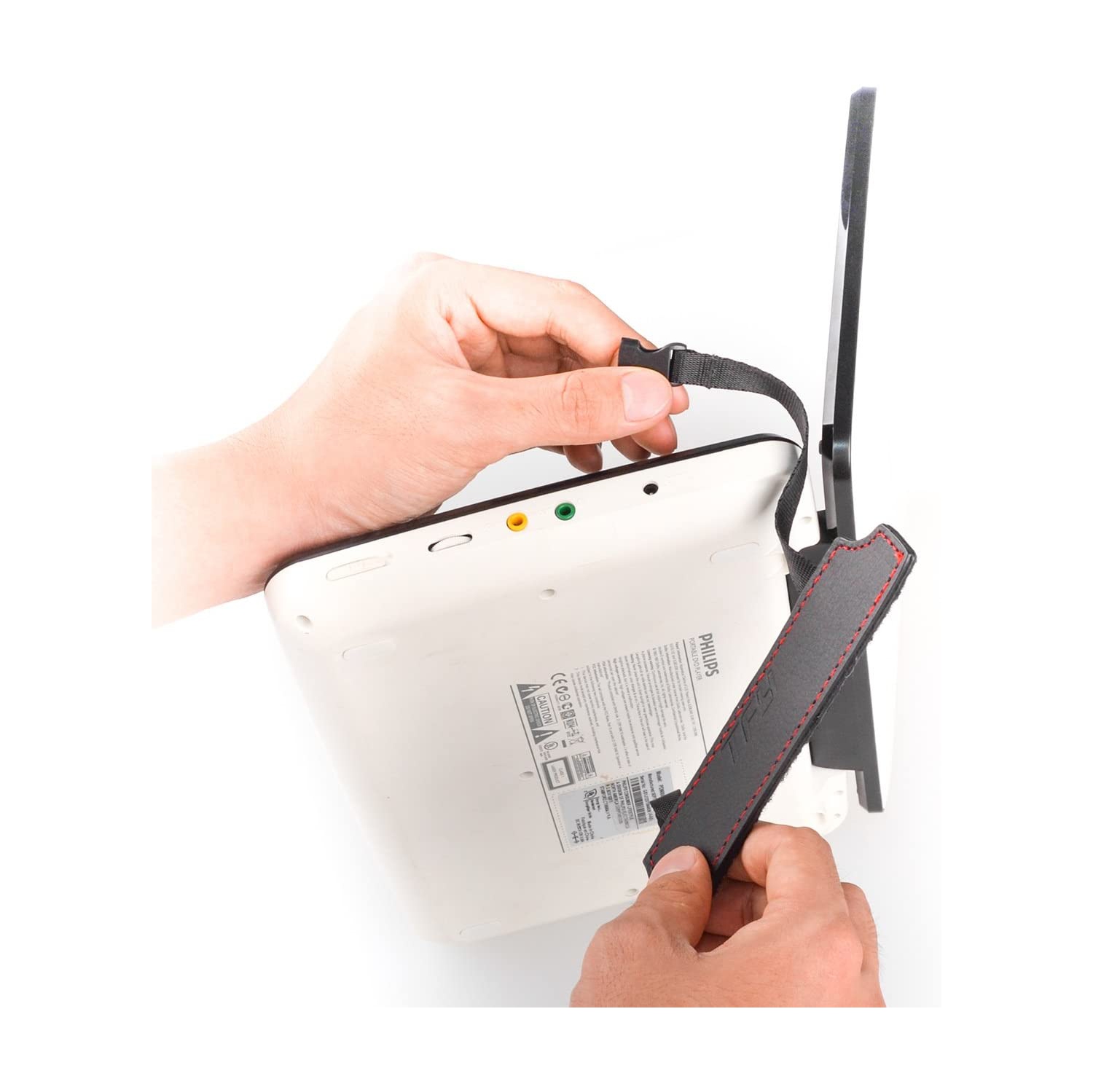 Car Headrest Mount Holder for Standard Portable DVD Player, Kids Security Hands-Free Headrest Travel