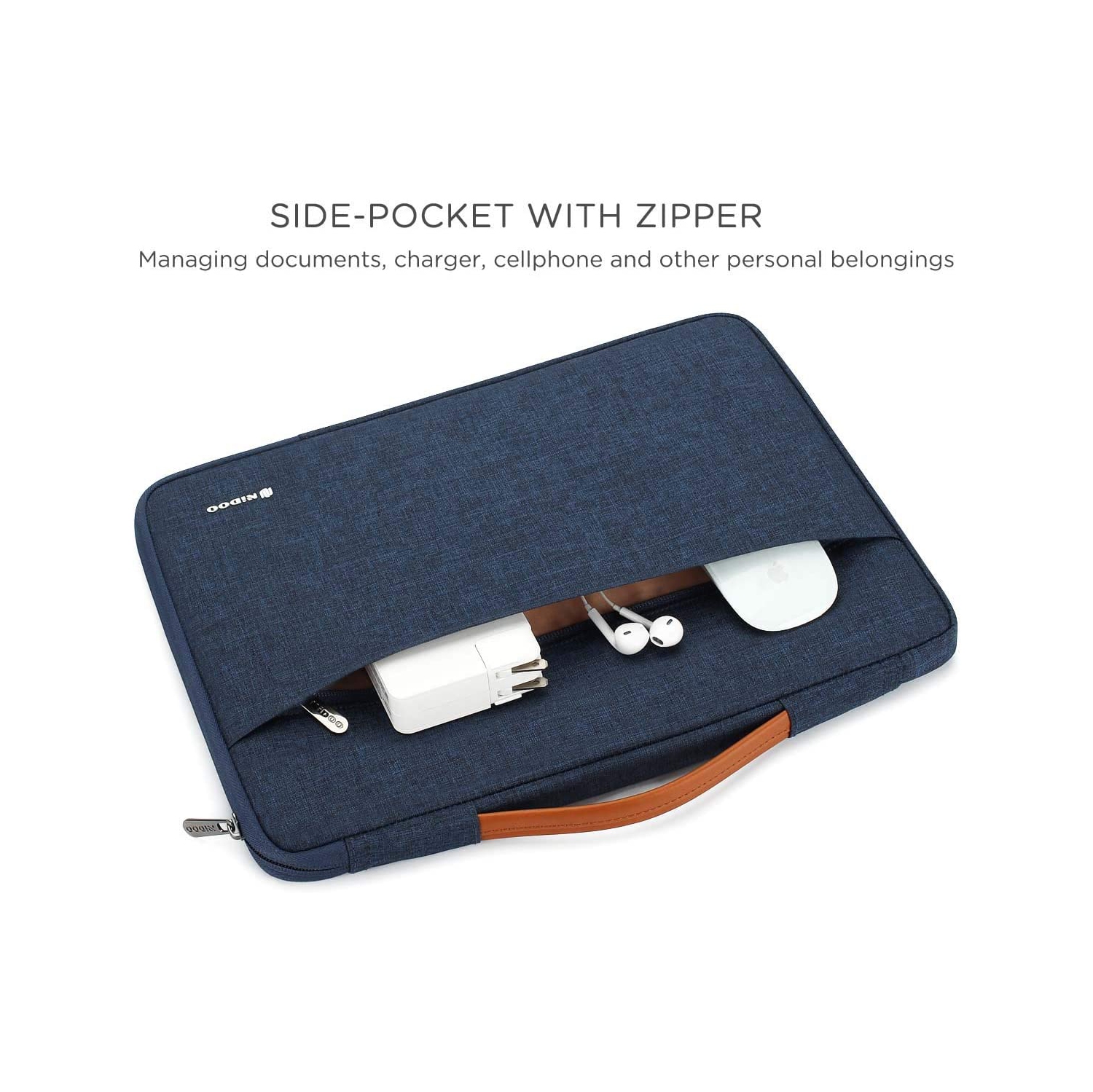 11" Laptop Sleeve case Notebook Bag Protective Handbag for 12.9" iPad Pro 2018/13" MacBook Air 2018/13" MacBook