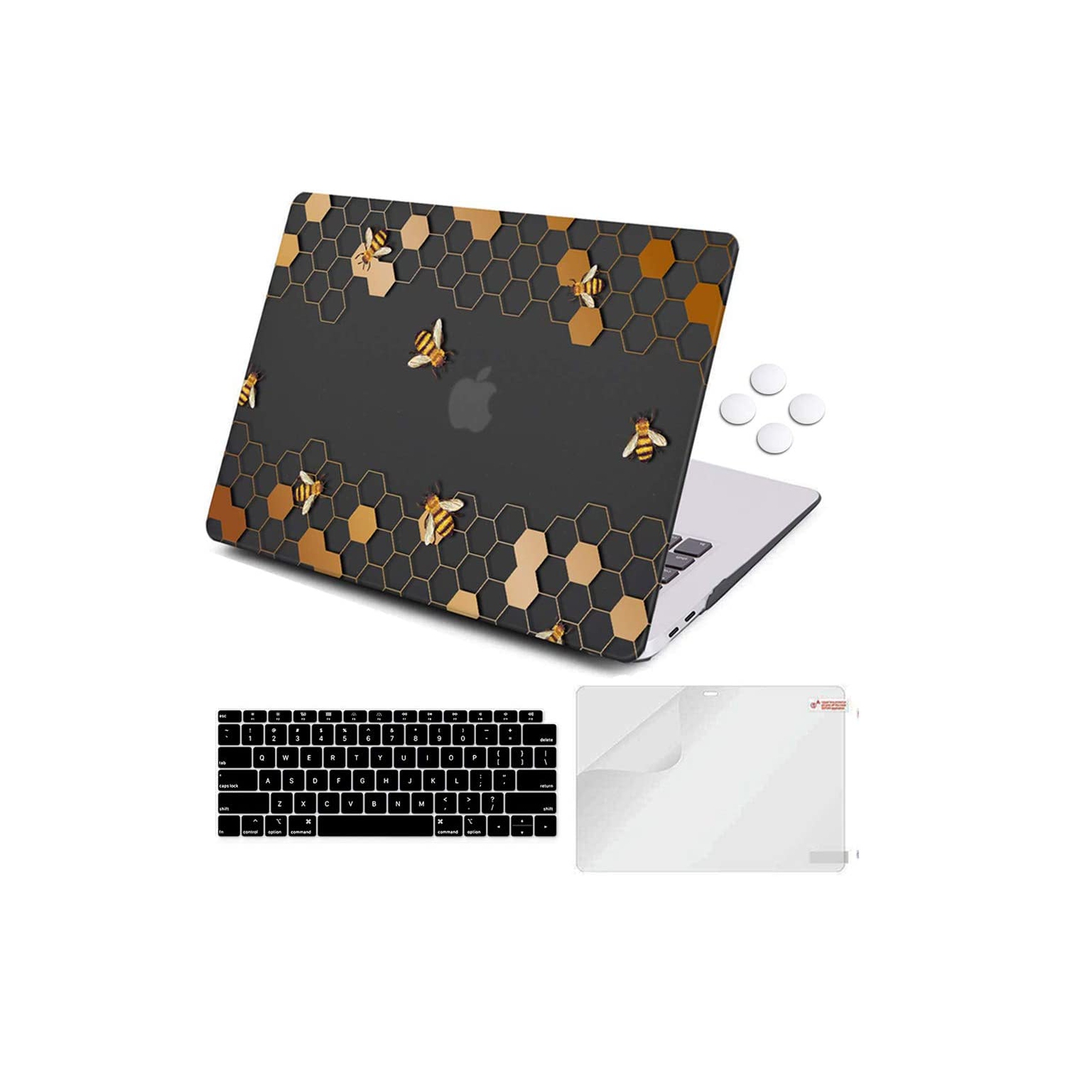 MacBook Air 13 inch Case 2020 2019 2018 Release A2337 M1/A2179/A1932, Plastic Hard Shell Case and Keyboard Cover