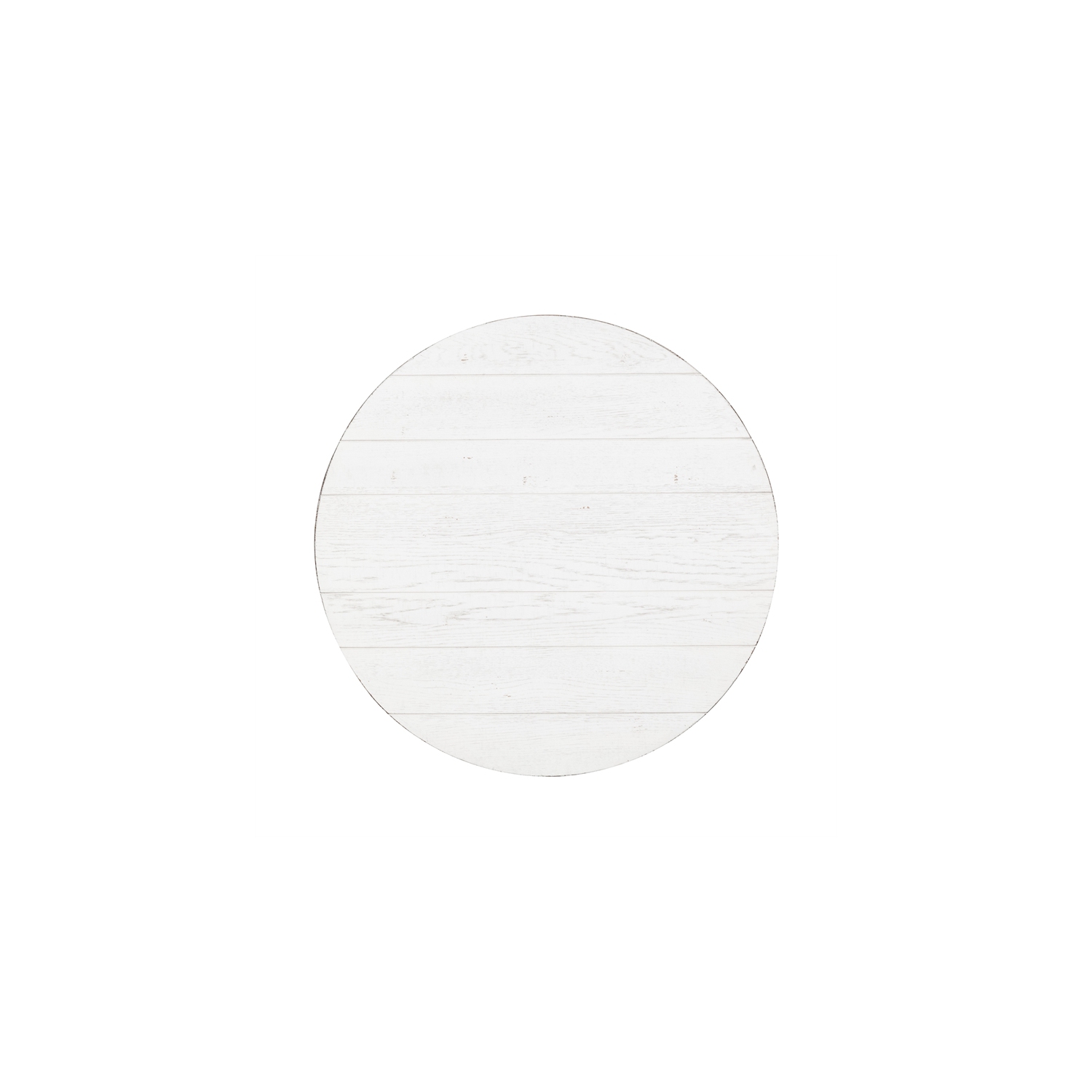 Liberty Furniture – Table basse ronde moderne de style champêtre à pieds cannellés