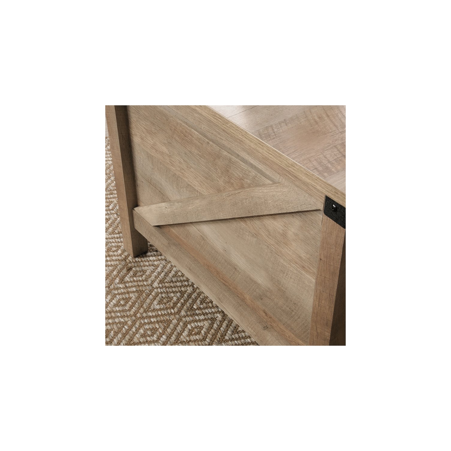 Sauder Bridge Acre Engineered Wood Lift-Top Coffee Table in Lintel Oak