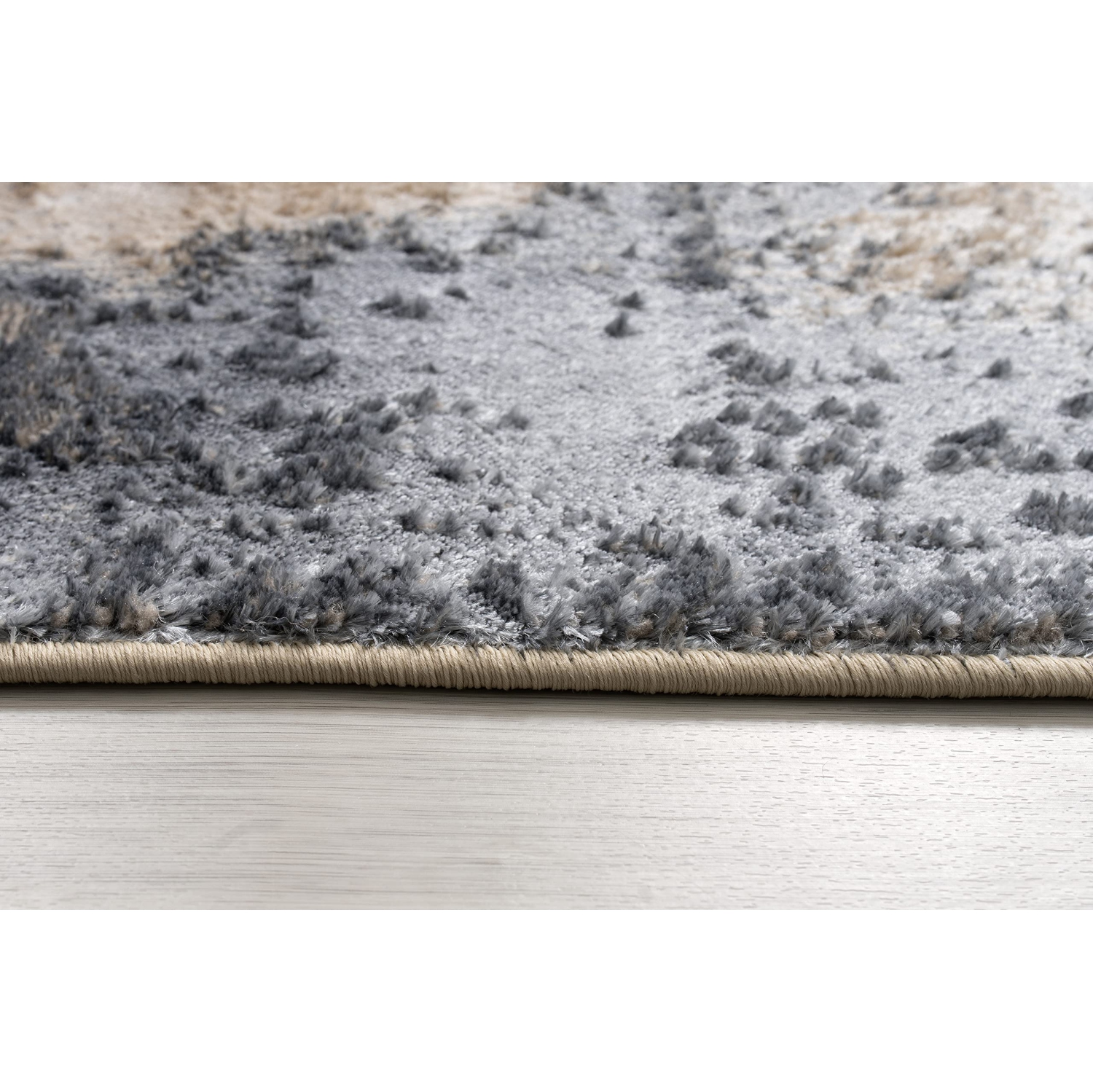 Tapis contemporain et minimaliste la Dole - Tapis durable haut de gamme pour le salon, la chambre et le bureau - Multicolore, 5 x 8