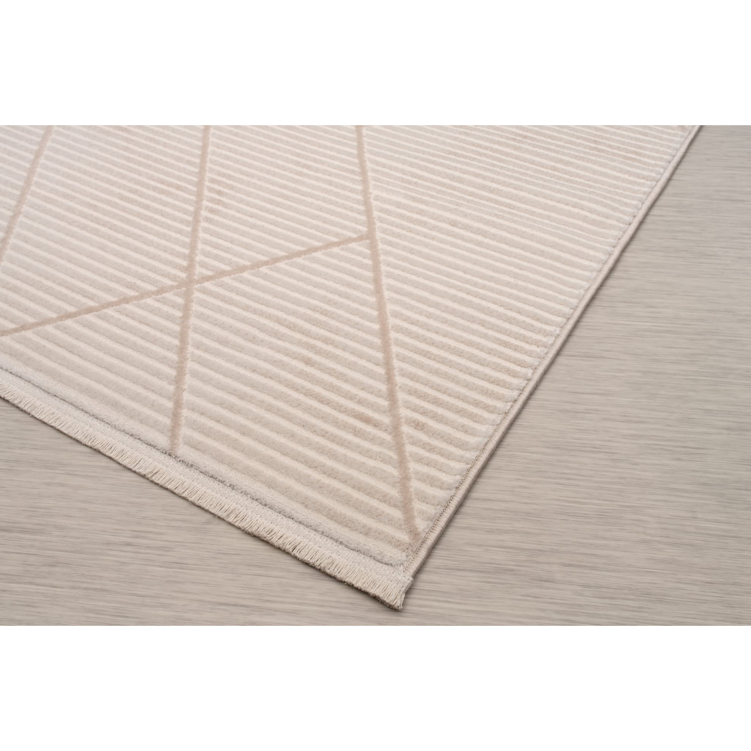 Ladole Rugs Geometric Pattern Home Decor Indoor Area Rug - Amazing Premium Carpet for Living Room, Bedroom, Dining Room, Kitchen, and Office - Cream,
