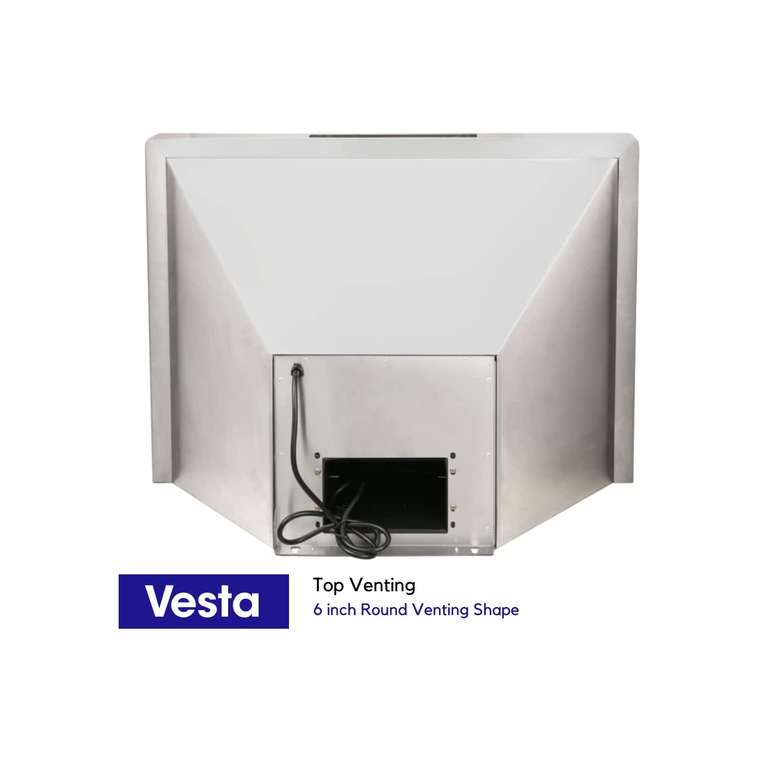 VESTA Brussels – Puissante hotte murale de 30&nbsp;po en acier inoxydable avec commande gestuelle et télécommande, 800 pi3/min