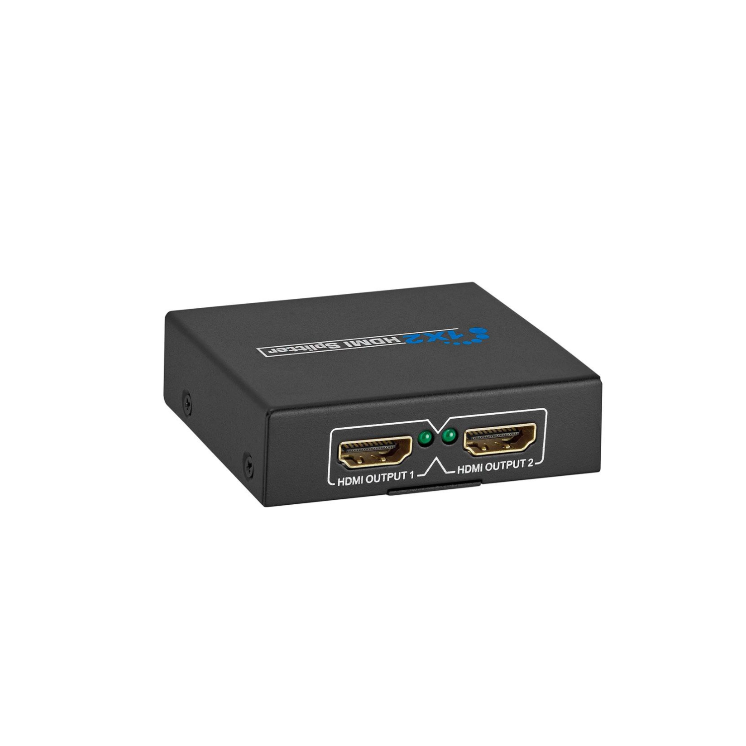 2 Port HDMI Splitter 1X2 1 in 2 out Support 4K, 3D 1080P