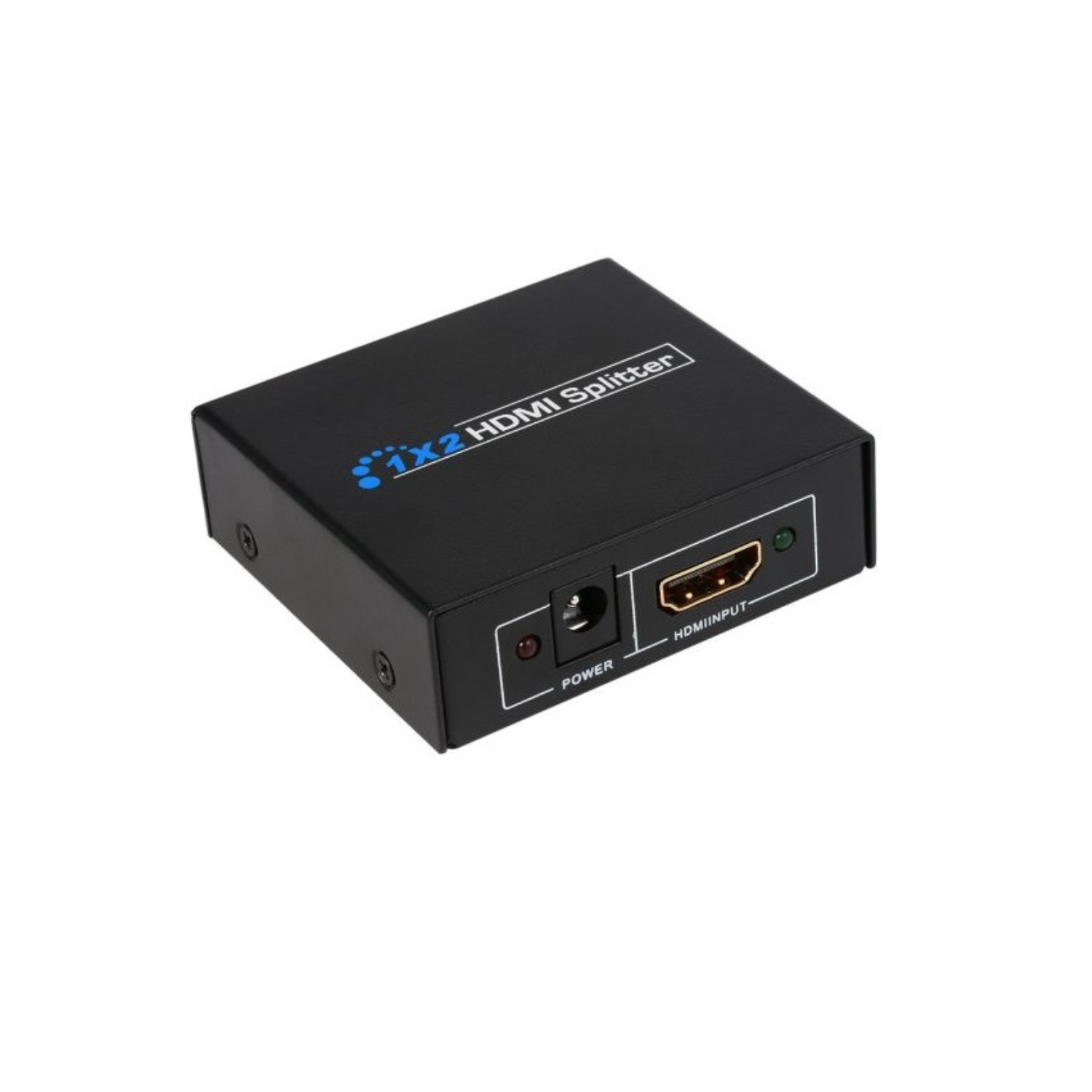 2 Port HDMI Splitter 1X2 1 in 2 out Support 4K, 3D 1080P
