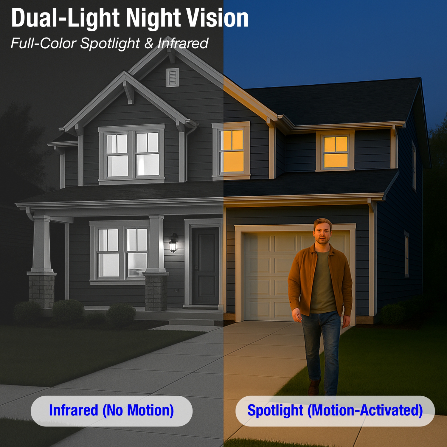 【Nouveau 2025】 Elder - Système de 8 caméras de sécurité d'extérieur avec fil 4K 8&nbsp;Mpx, NVR 8 canaux PoE 4&nbsp;To couleur vision nocturne,