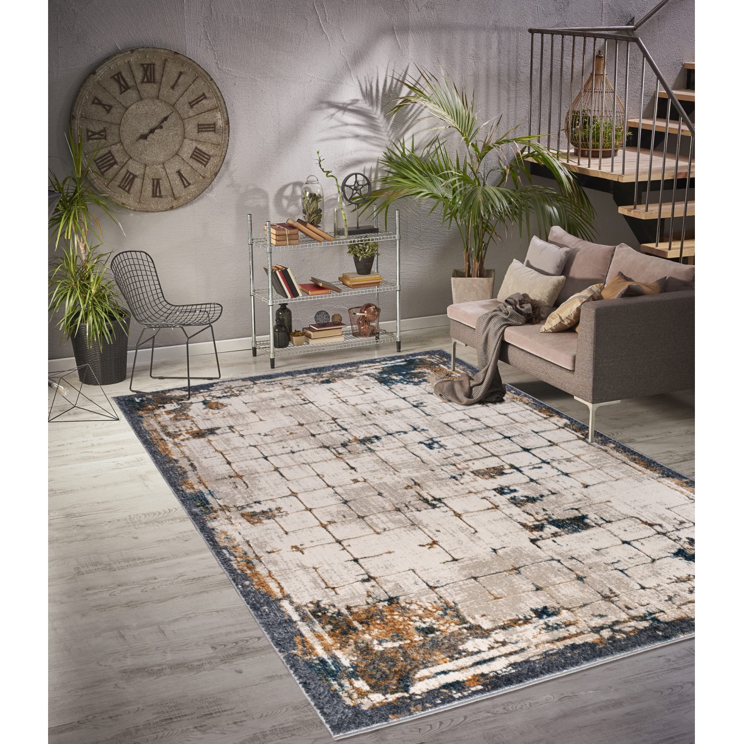 LaDole Rugs 6x9 ft Traditional Oriental Area Rug, Premium Carpet for  Bedroom, Living Room, Kitchen, Dining, Indoor Floor Décor