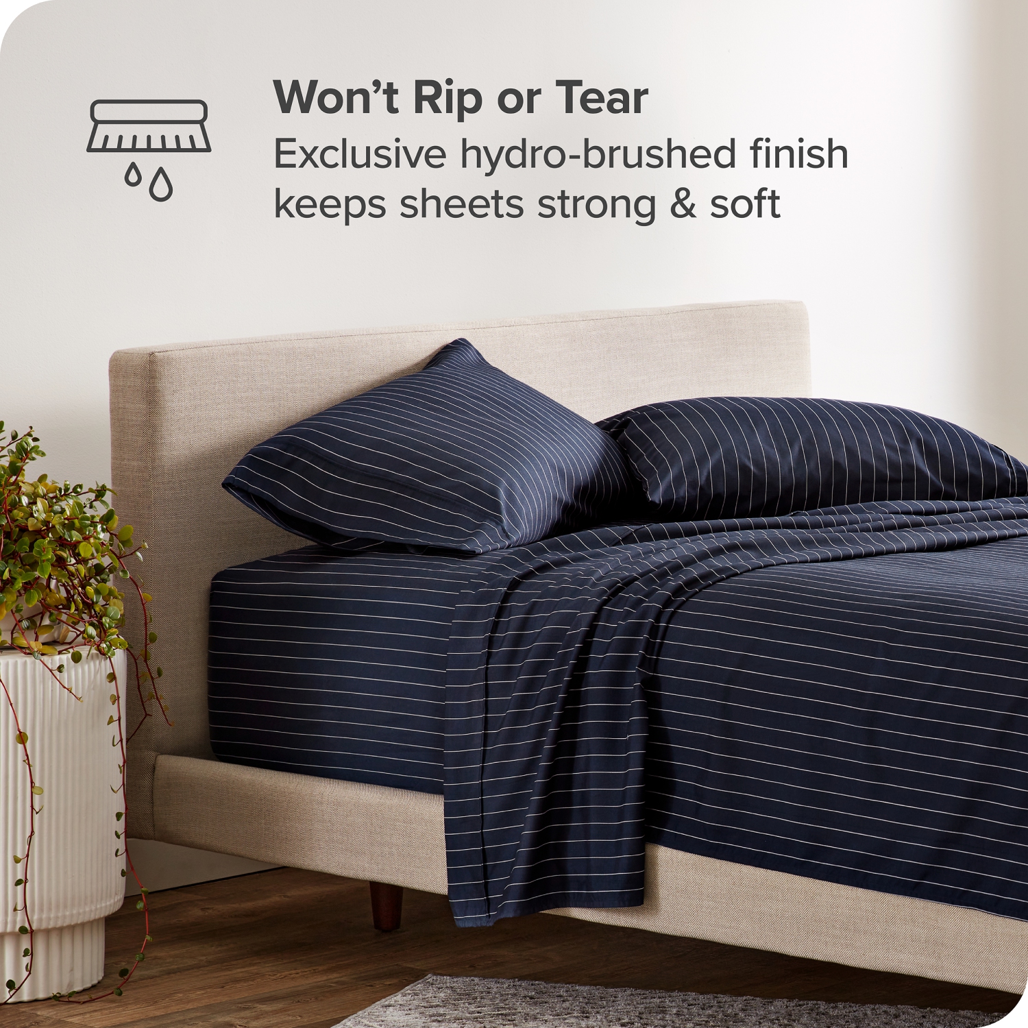 Bare Home Sheet Set - Premium 1800 Ultra-Soft Microfiber - Double Brushed - Hypoallergenic - Wrinkle Resistant