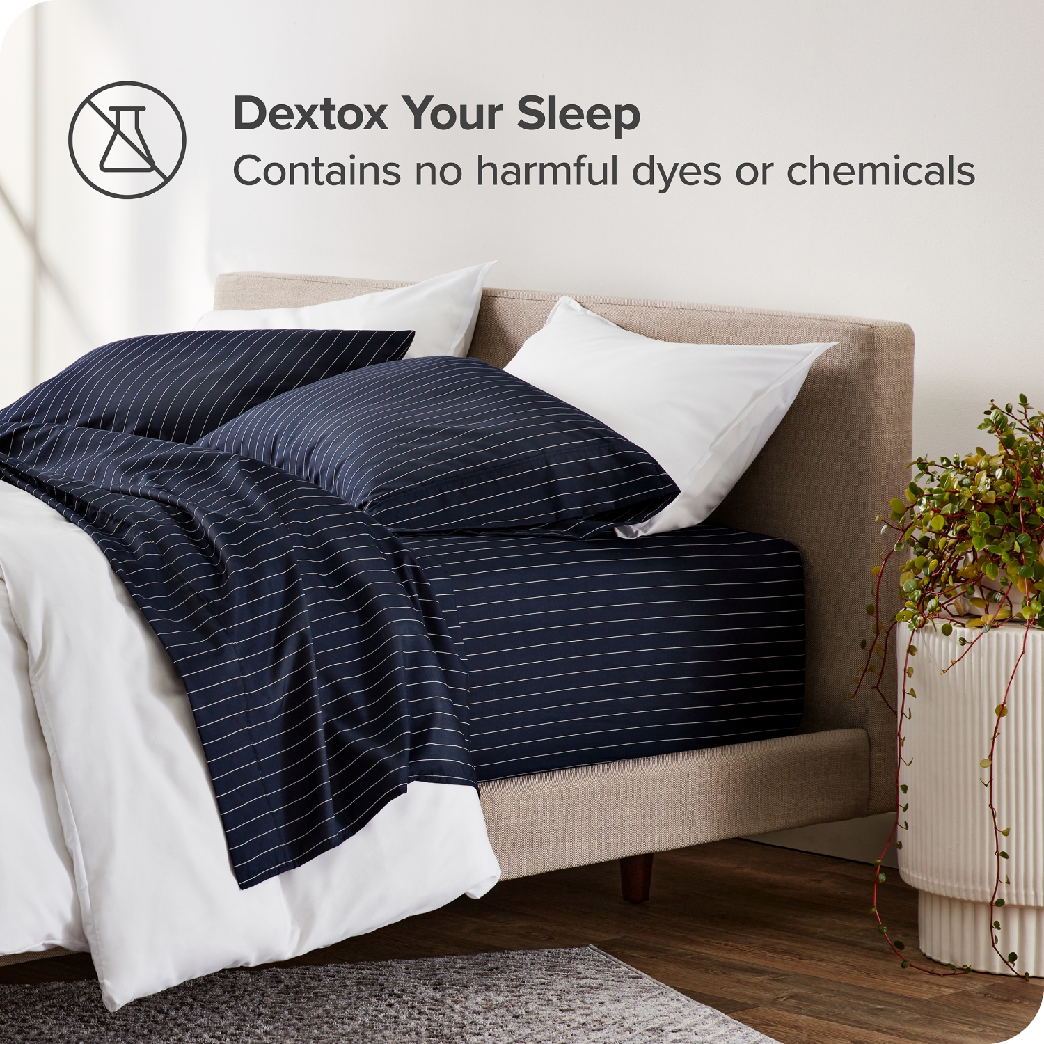 Bare Home Sheet Set - Premium 1800 Ultra-Soft Microfiber - Double Brushed - Hypoallergenic - Wrinkle Resistant