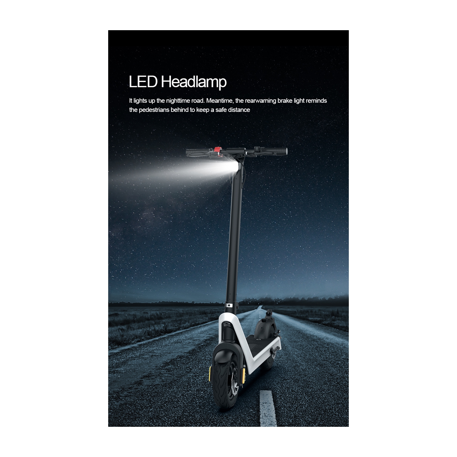 Flagship Extreme Long Range Adult Electric Scooter HX X9 Pro Max - 80km Max Range, 48V 15.6AH Battery, 550W Motor, 40 KM/H Top Speed