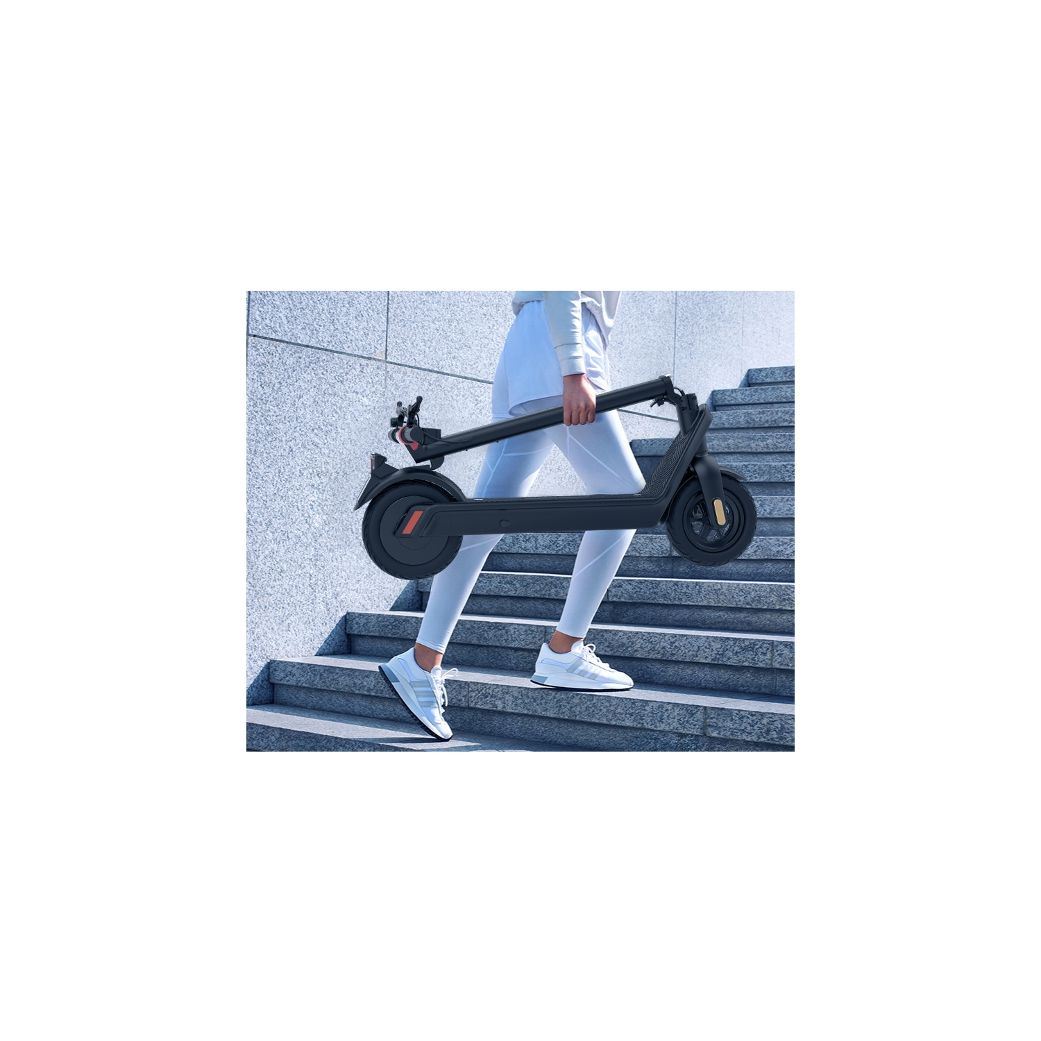 Flagship Extreme Long Range Adult Electric Scooter HX X9 Pro Max - 80km Max Range, 48V 15.6AH Battery, 550W Motor, 40 KM/H Top Speed
