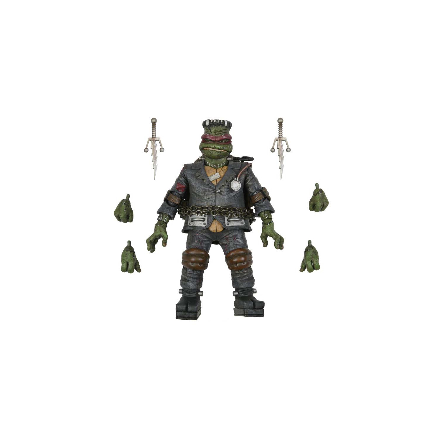 Teenage Mutant Ninja Turtles - figurine d’action Ultimate Monsters de 7 po - Raphael en tant que Frankenstein