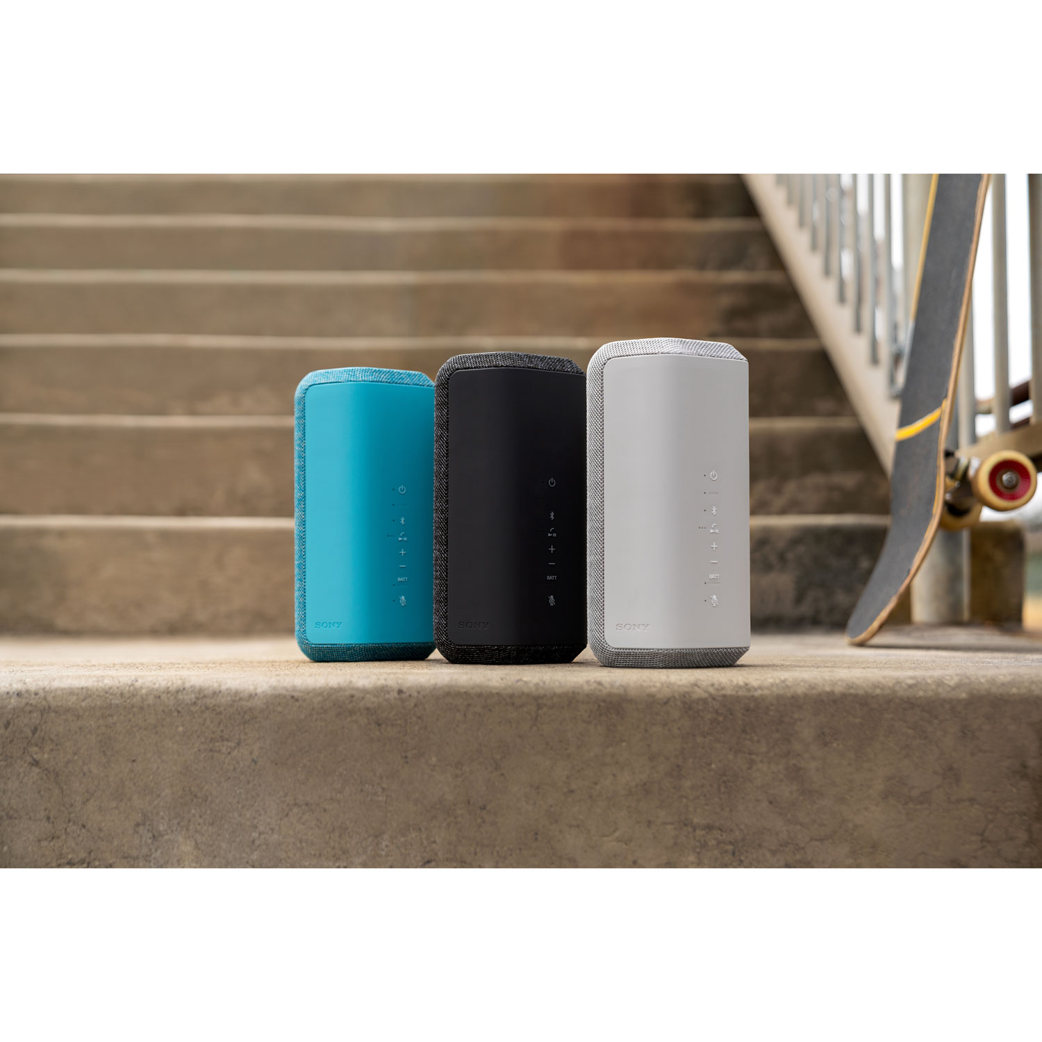 Haut-parleur sans fil Bluetooth étanche SRS-XE300 de Sony - Gris pâle