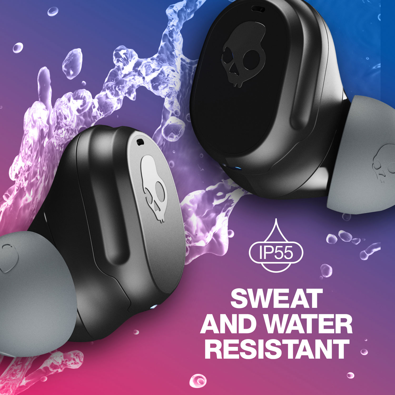 Skullcandy Mod In-Ear Sound Isolating True Wireless Earbuds - True Black