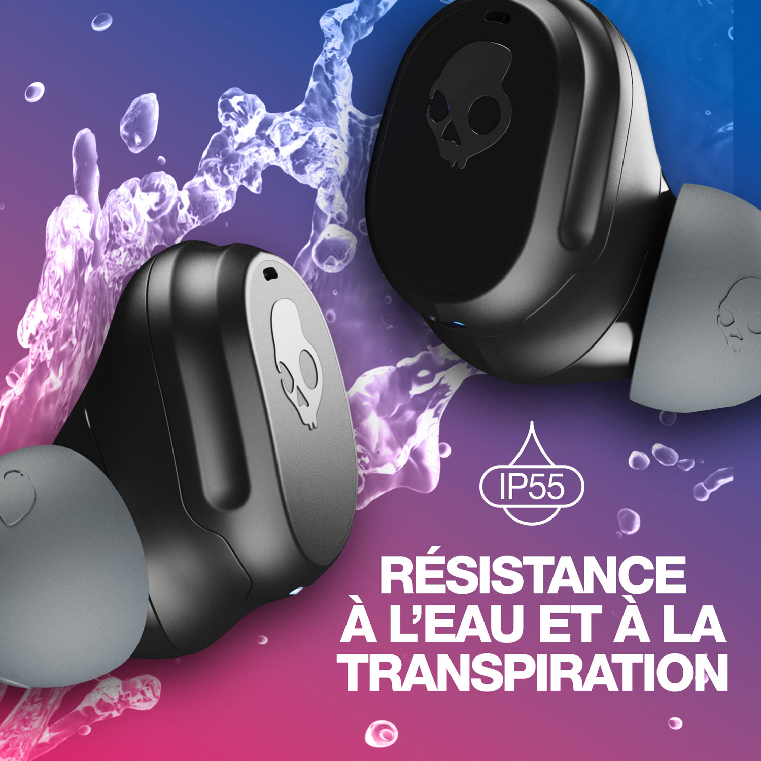 Skullcandy Mod In-Ear Sound Isolating True Wireless Earbuds - True Black