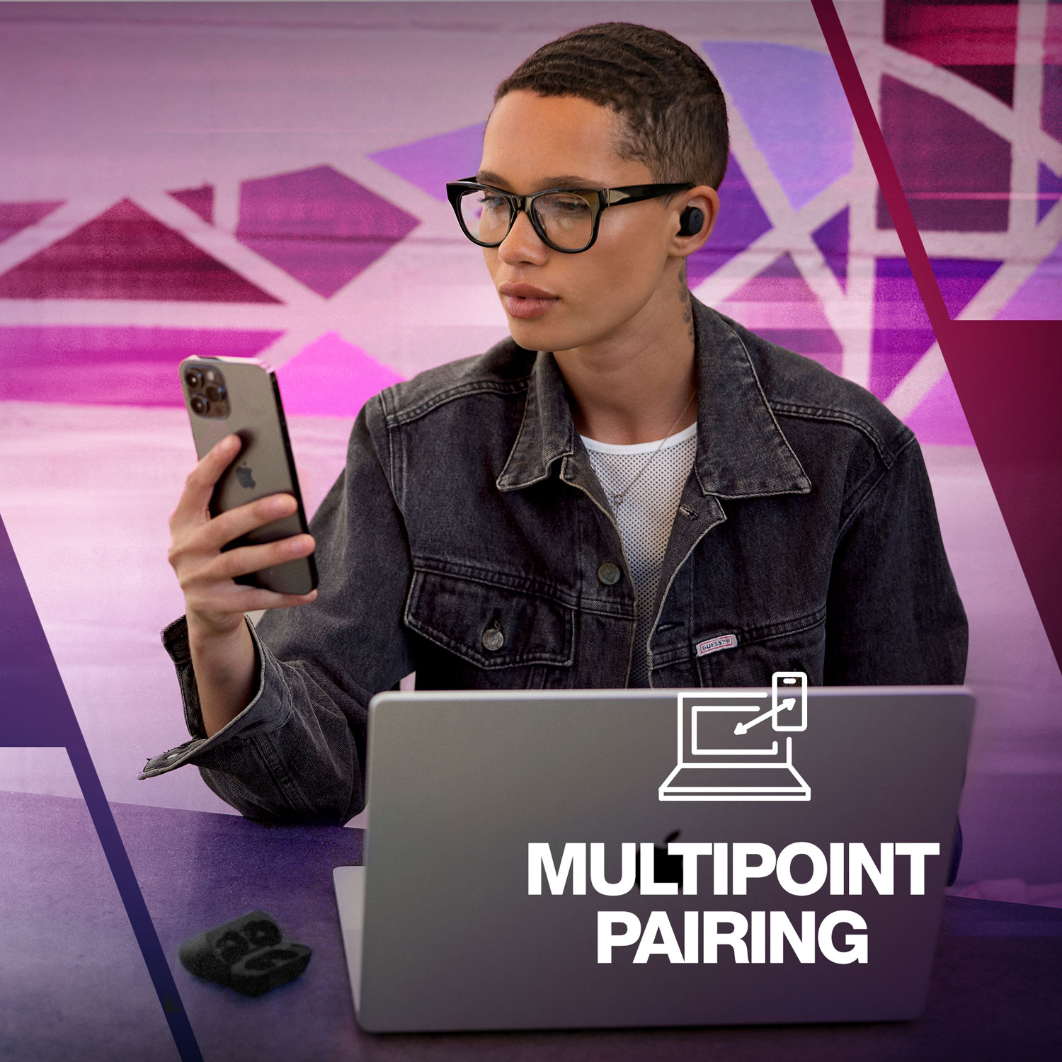 Skullcandy Mod In-Ear Sound Isolating True Wireless Earbuds - True Black