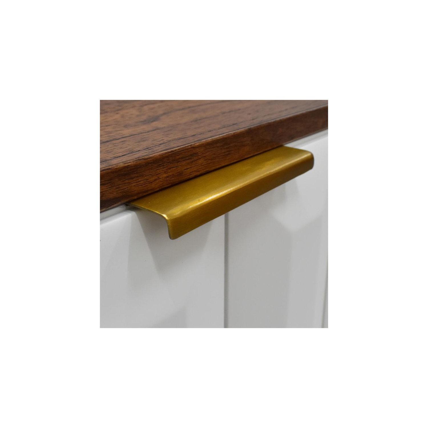 Ginny Burnished Walnut Solid Acacia Nightstand