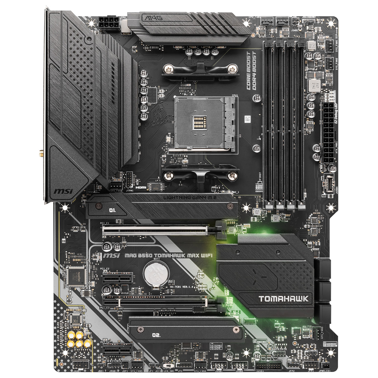 MSI MAG B550 Tomahawk Max Wi-Fi 6E ATX AM4 DDR4 Motherboard