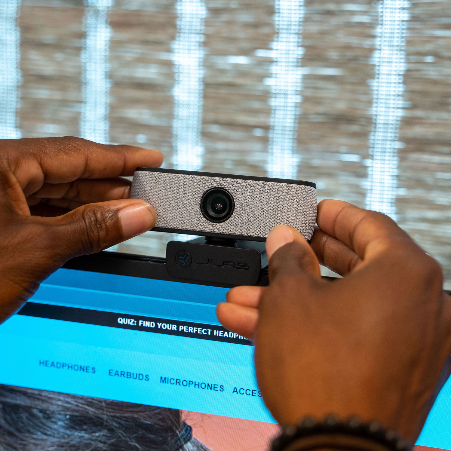 Caméra Web HD JBuds de JLab - Noir