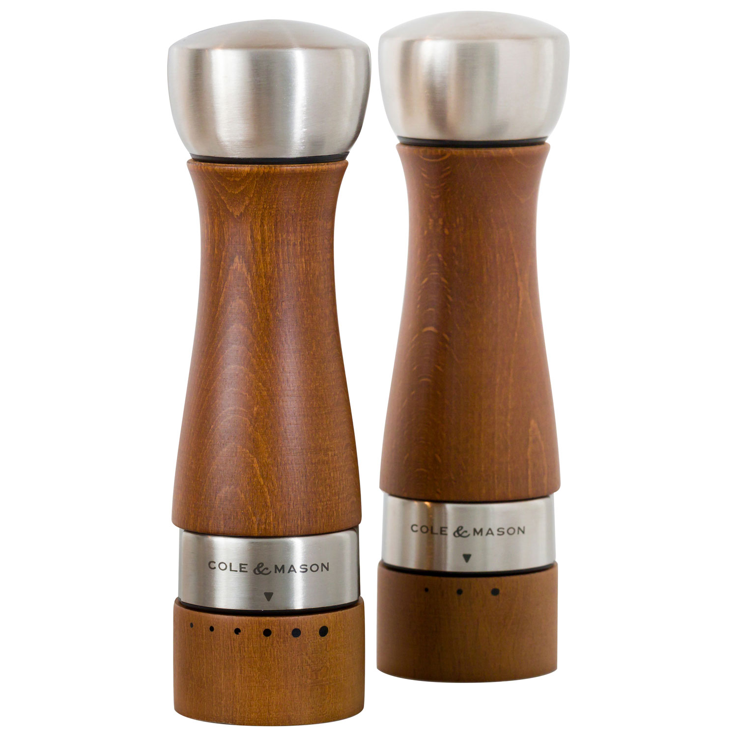 Cole & Mason Oldbury Wood Salt and Pepper Grinder Set