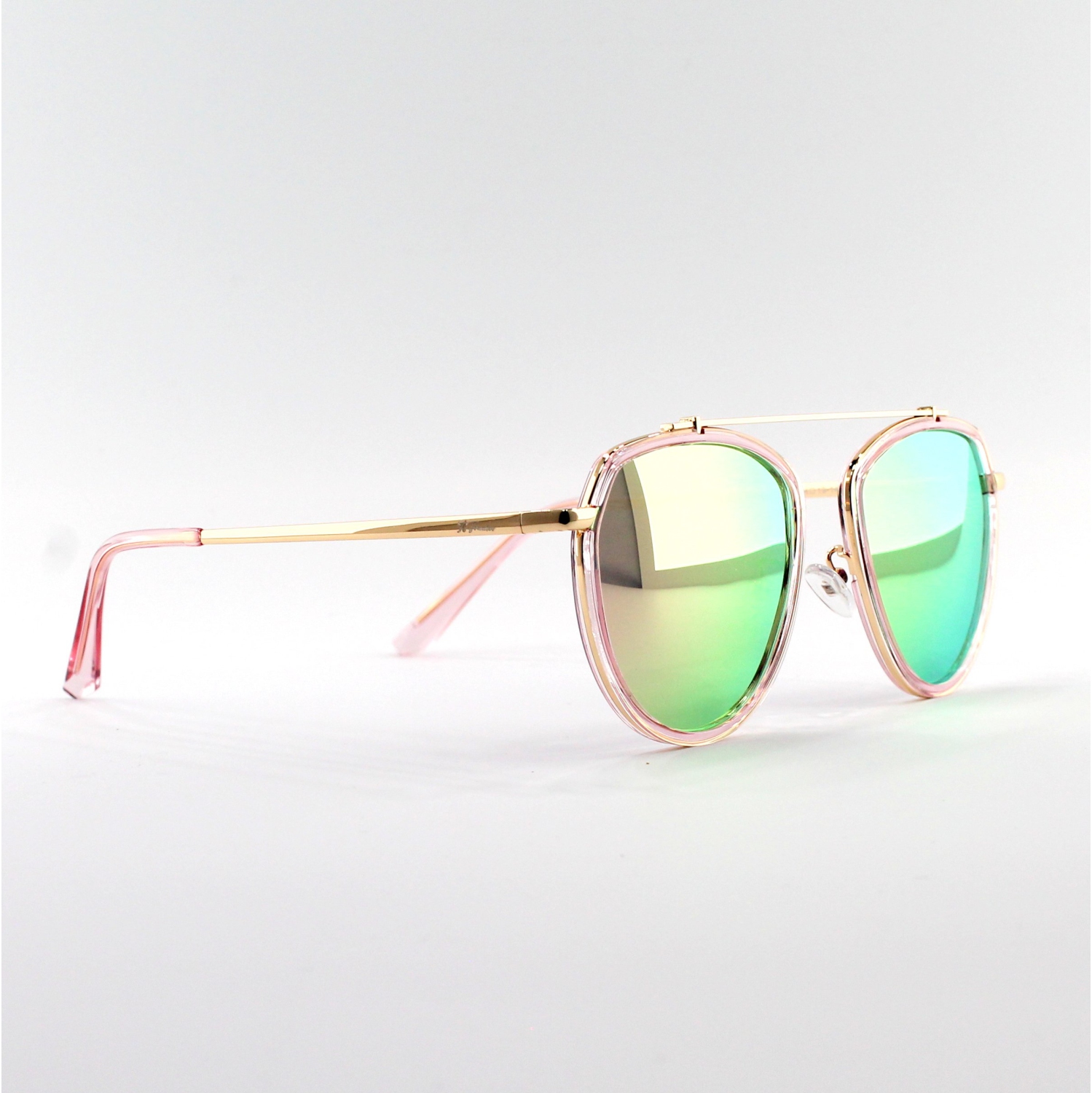 Shades X - Polarized Sunglasses | Model 6158 | Gold/Pink