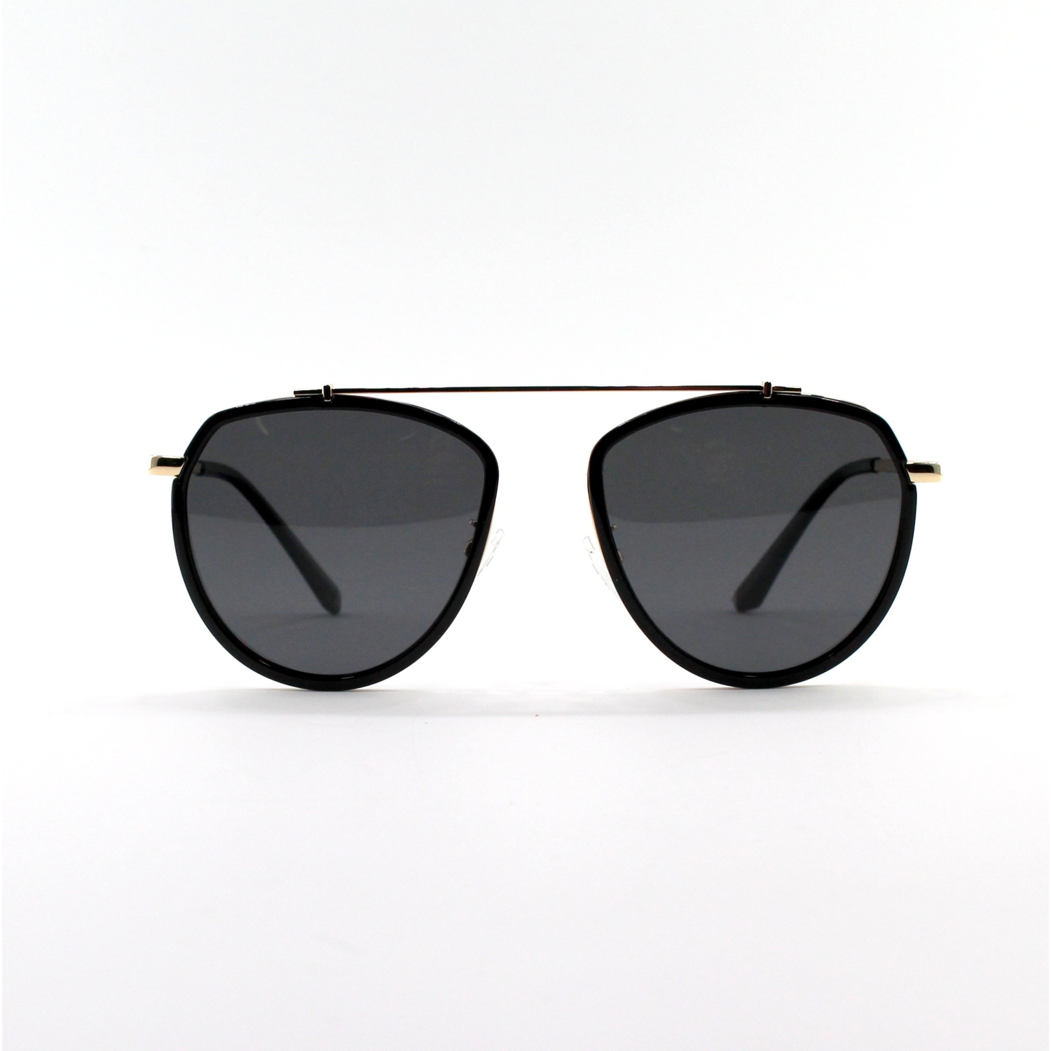 Shades X Polarized Sunglasses | Model 6158 | Gold with Grey Lens