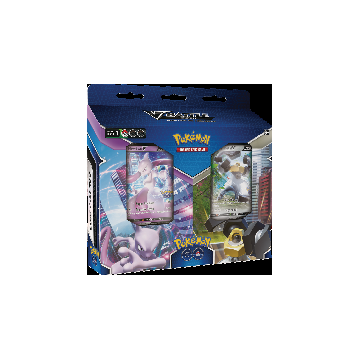 Pokemon USA Pokemon Trading Card Game: Pokemon GO V Battle Deck - Mewtwo V vs. Melmetal V