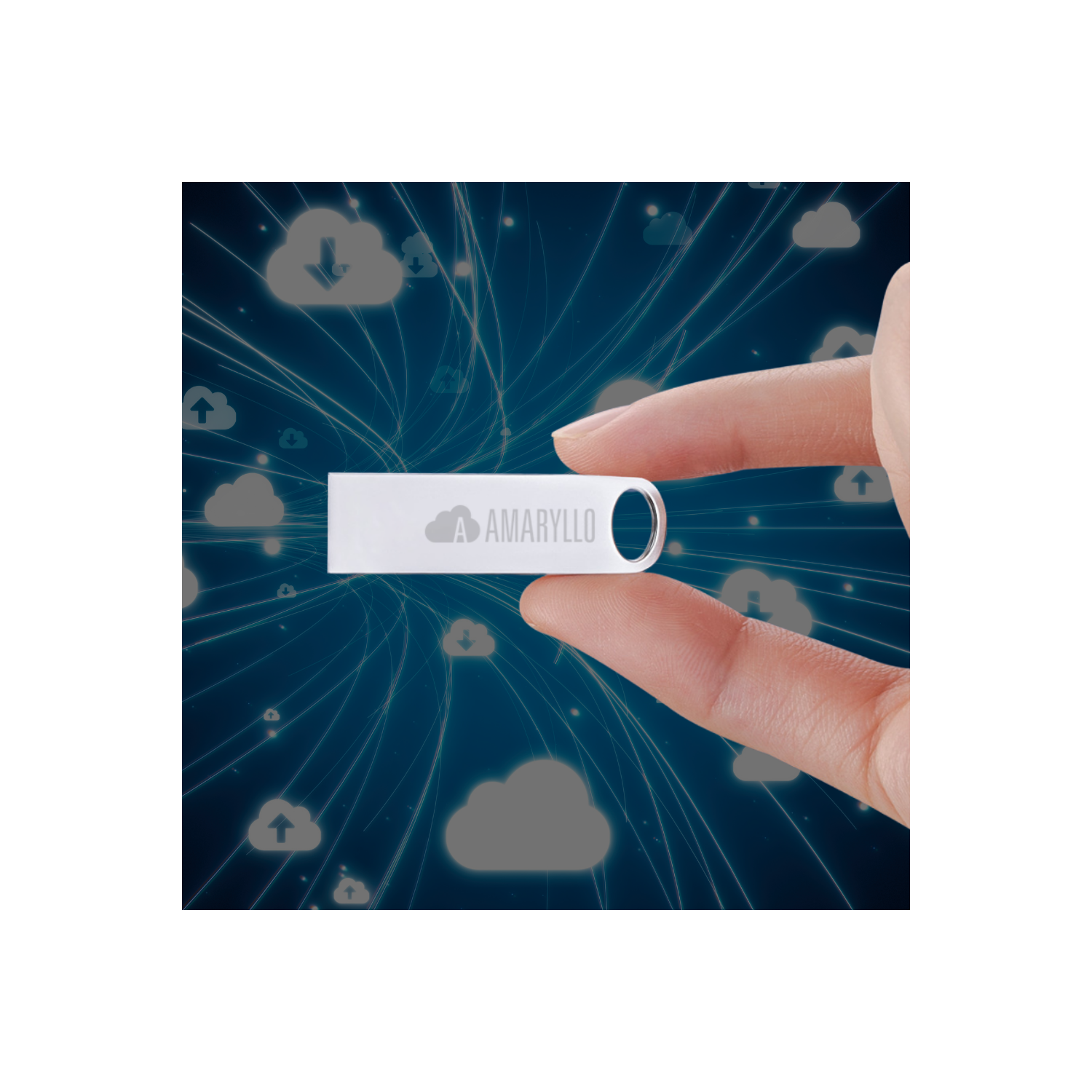 Amaryllo Artemis 100GB Cloud Flash Drive with Auto-Backup
