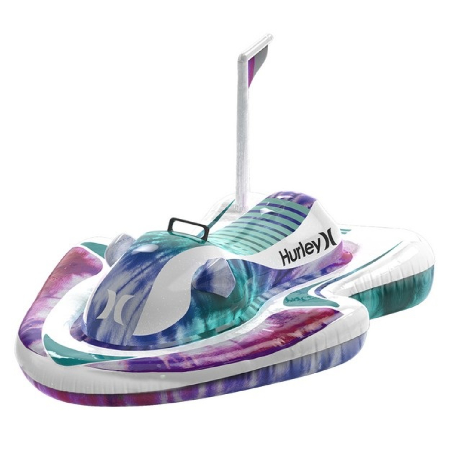 Hurley Wave Runner Water Inflatable Pool Float, Purple