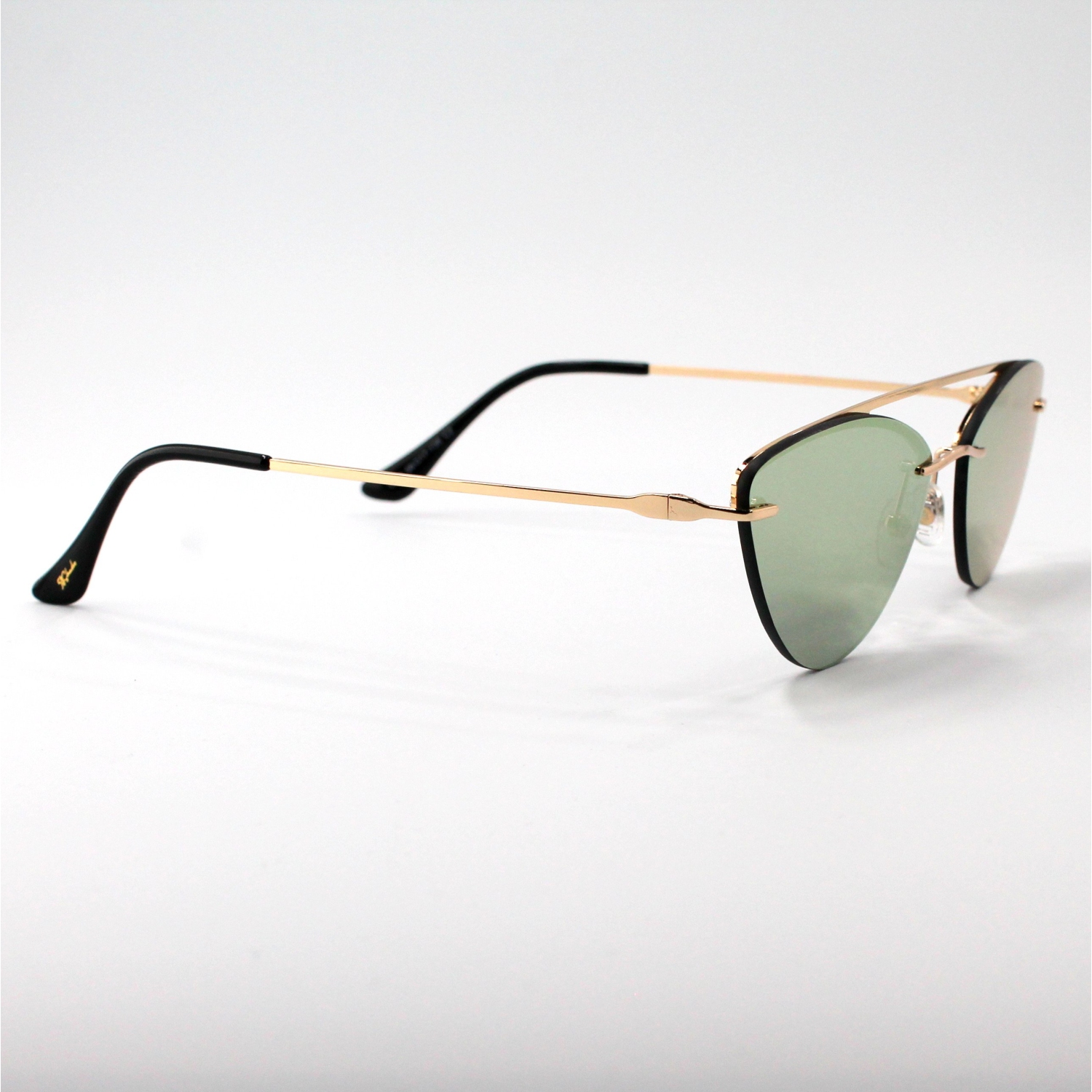 Shades X - UV Protection Sunglasses | Model 1804 - Gold Frame - G15 Lens Pink Mirror Coat