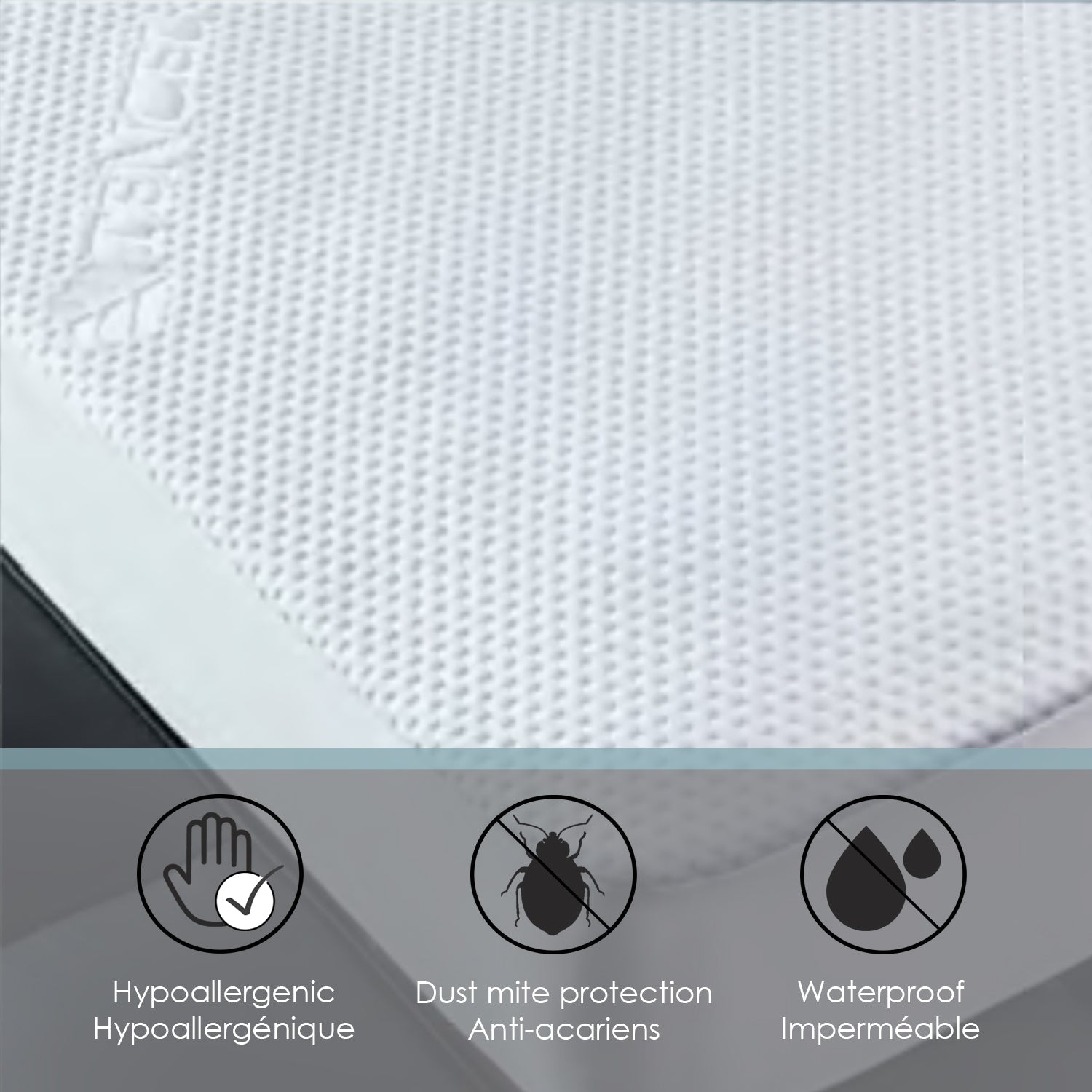 Cotton House - Tencel Mattress Protector, Stain Resistant and Waterproof, Twin Size, White