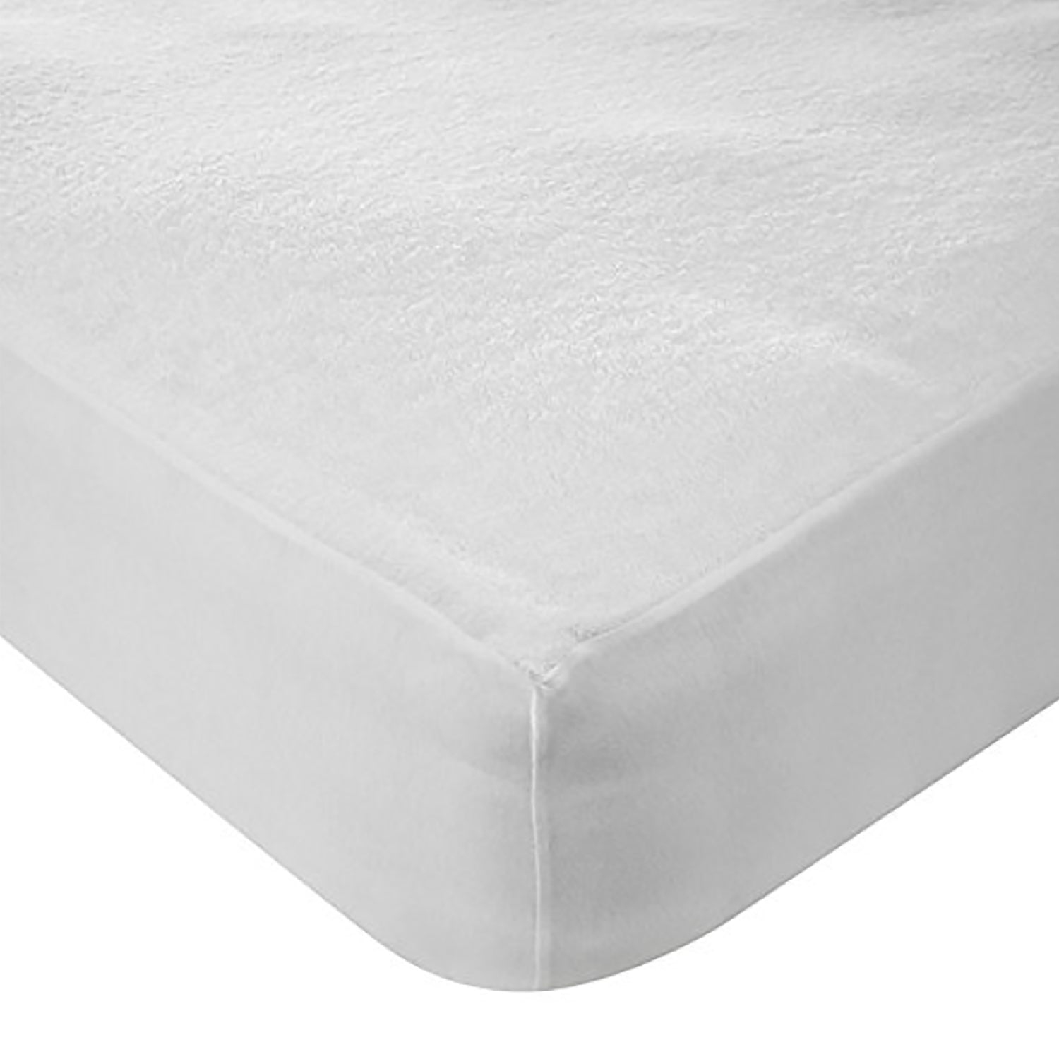 Cotton House - Health Comfort Mattress Protector, Triple Action Defense, Twin Size, White