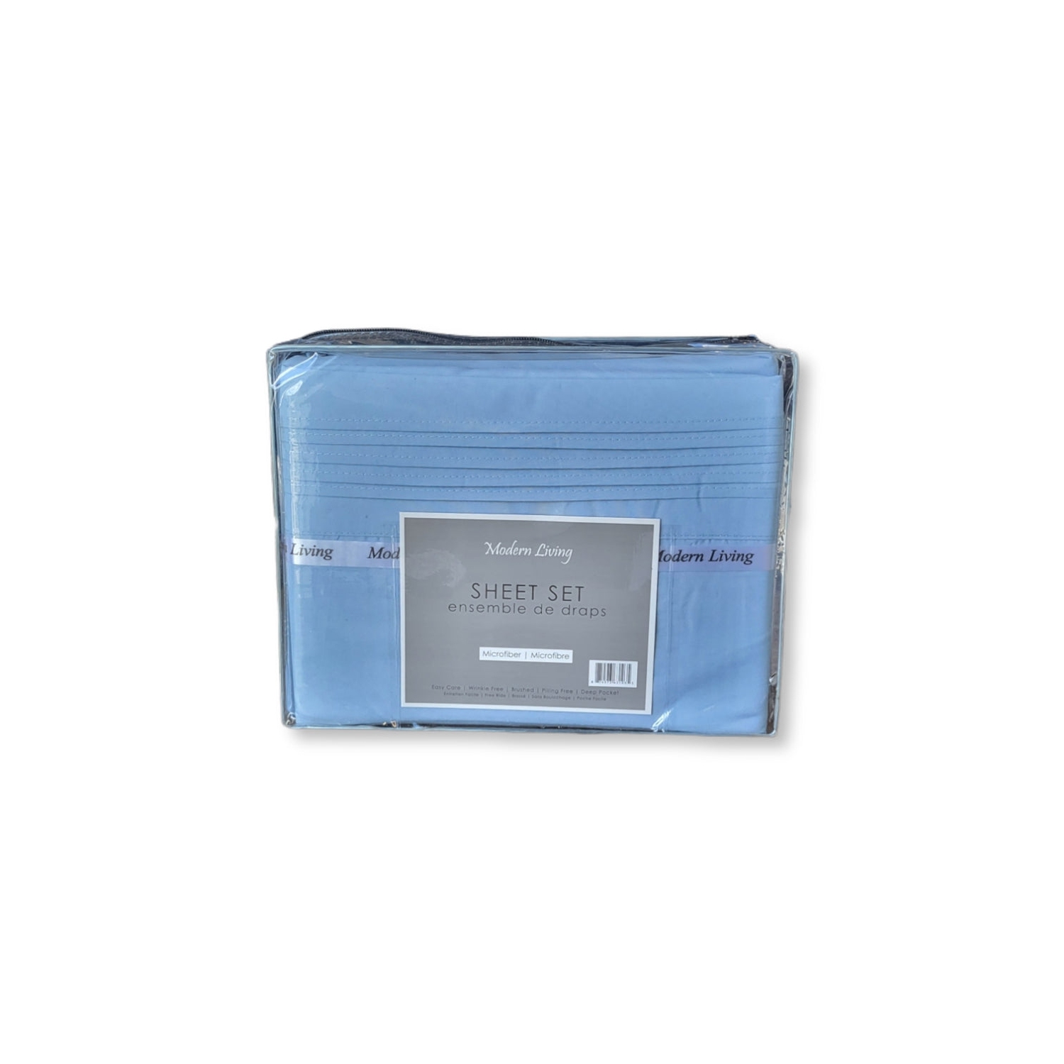 Cotton House - Microfiber Sheet Set, Wrinkle Free, King Size, Blue