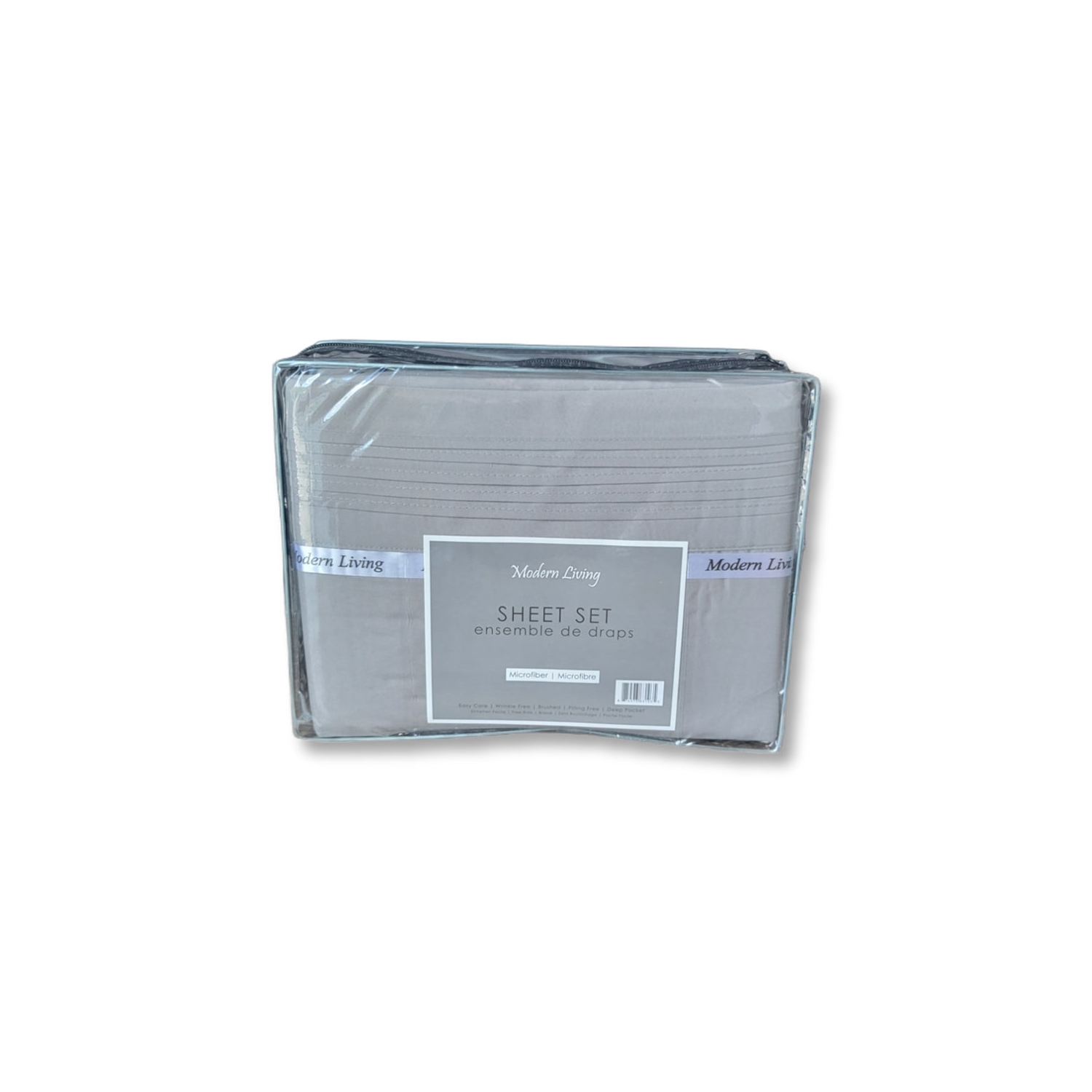 Cotton House - Microfiber Sheet Set, Wrinkle Free, King Size, Grey