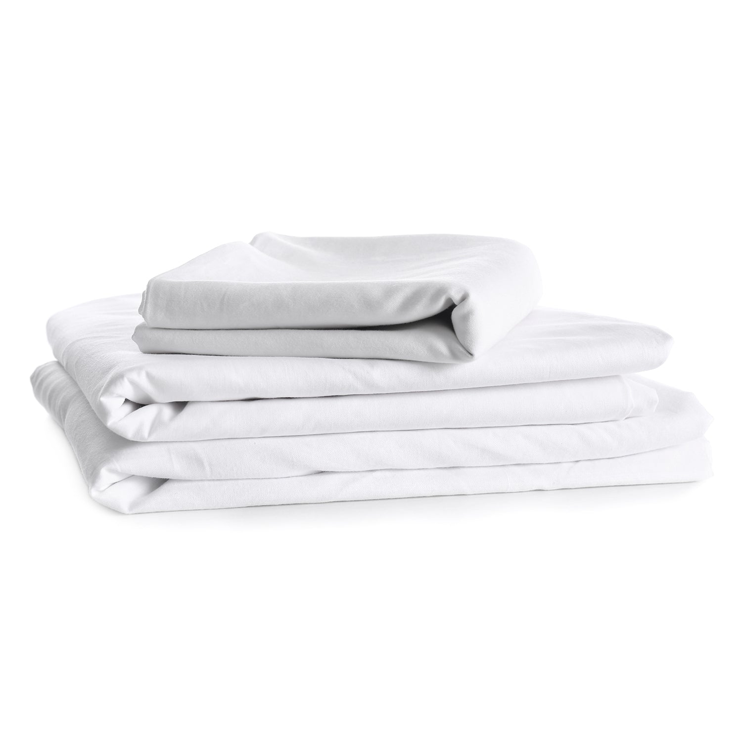 Cotton House - Microfiber Sheet Set, Wrinkle Free, Queen Size, White