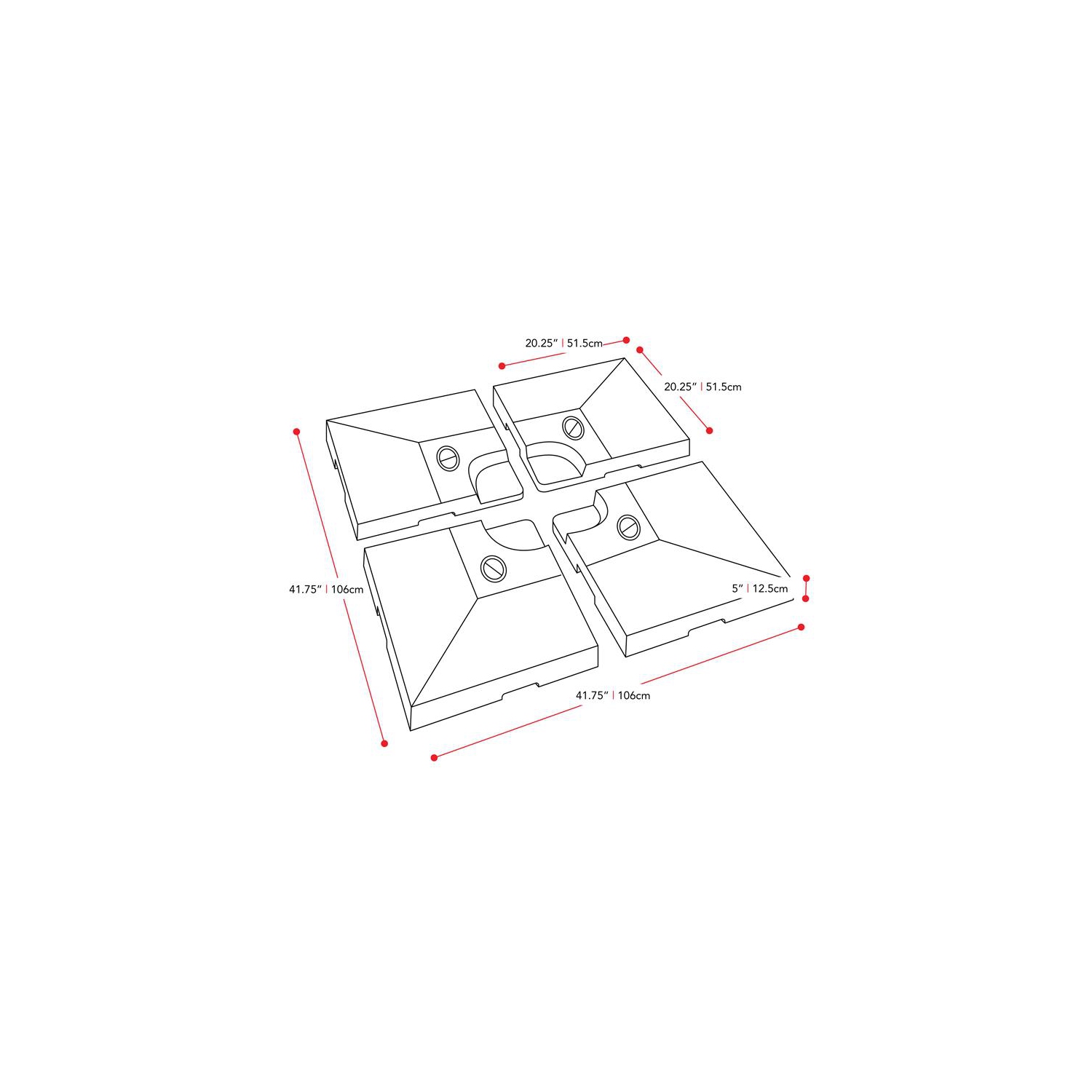 CorLiving 11.5ft Offset Forest Green Fabric Patio Umbrella and Base