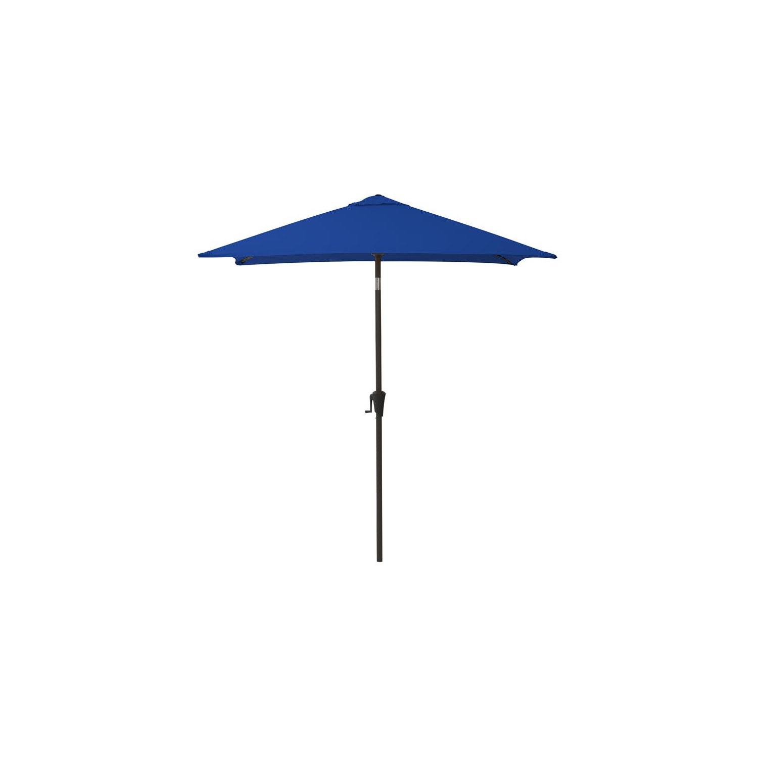 CorLiving Square Tilting Cobalt Blue Fabric Patio Umbrella with Base