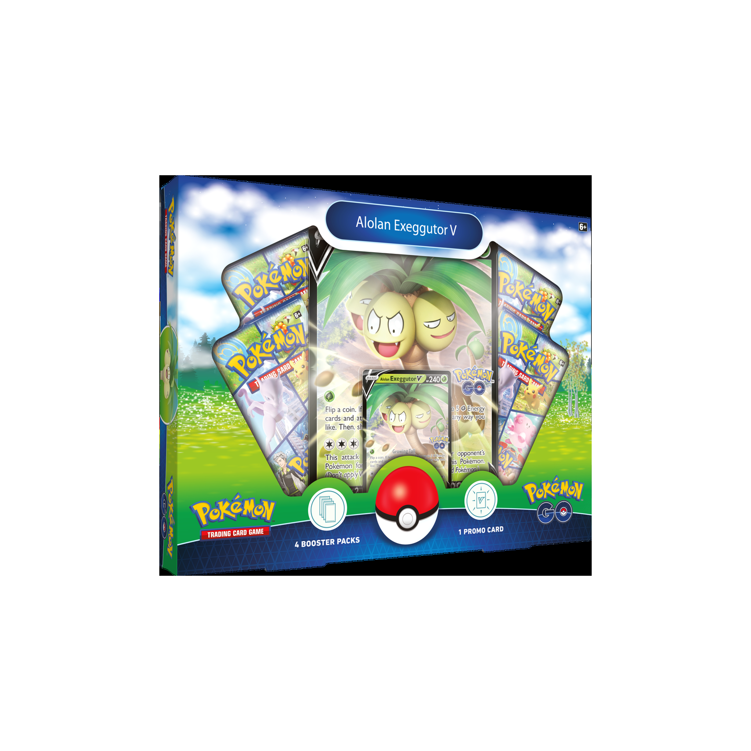 Pokemon Trading Card Game: Pokemon GO Collection - Alolan Exeggutor V Box