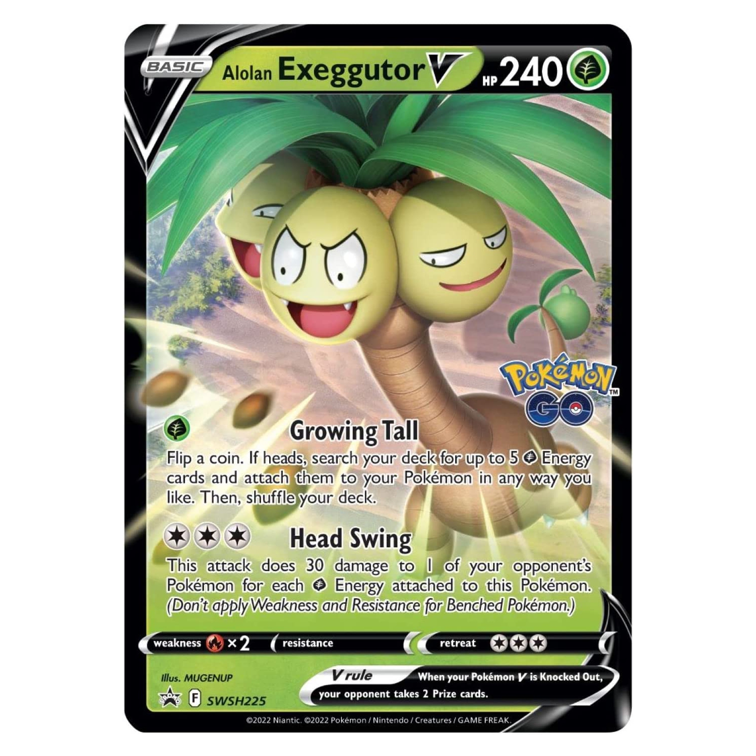 Pokemon Trading Card Game: Pokemon GO Collection - Alolan Exeggutor V Box