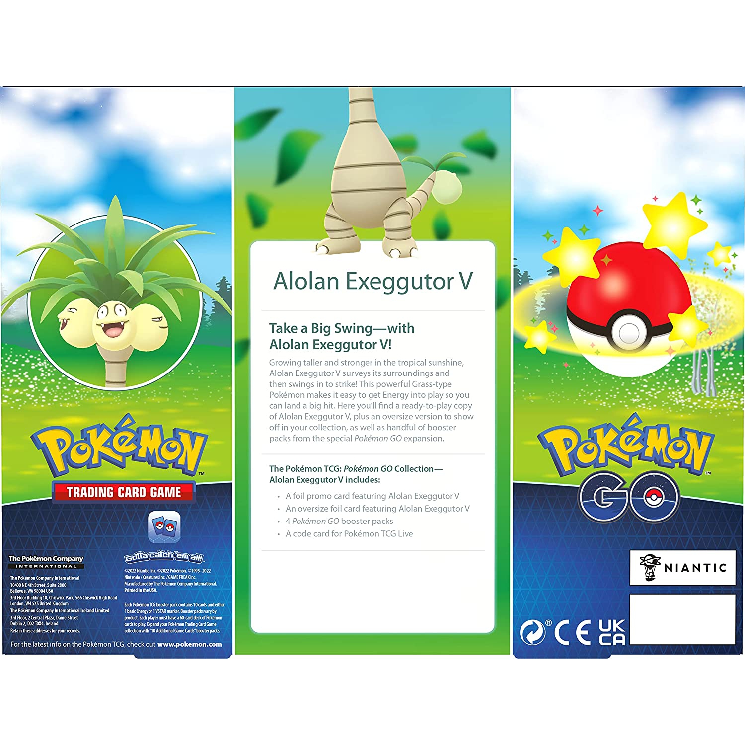 Pokemon Trading Card Game: Pokemon GO Collection - Alolan Exeggutor V Box